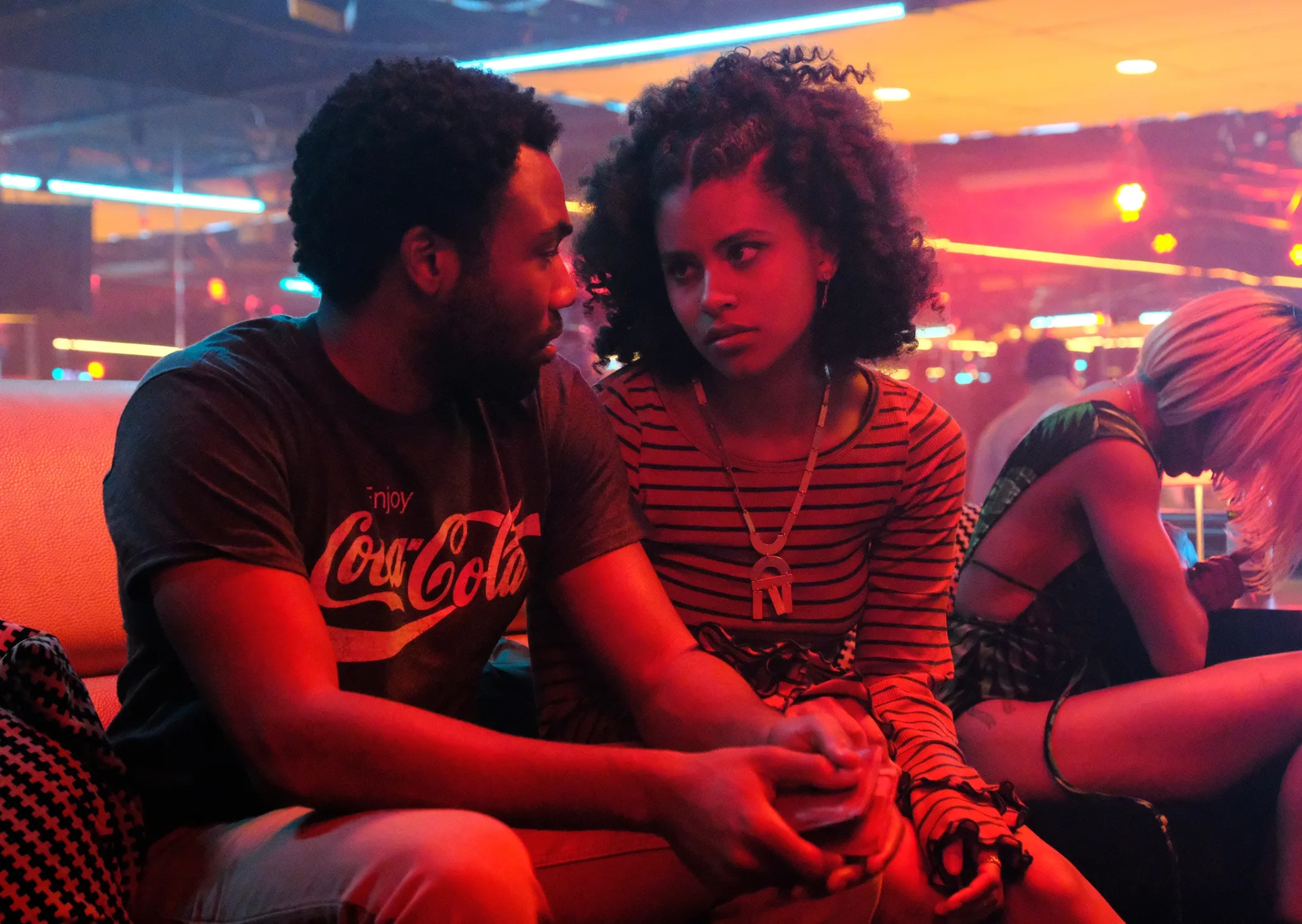 Donald Glover and Zazie Beetz in Atlanta (2016)