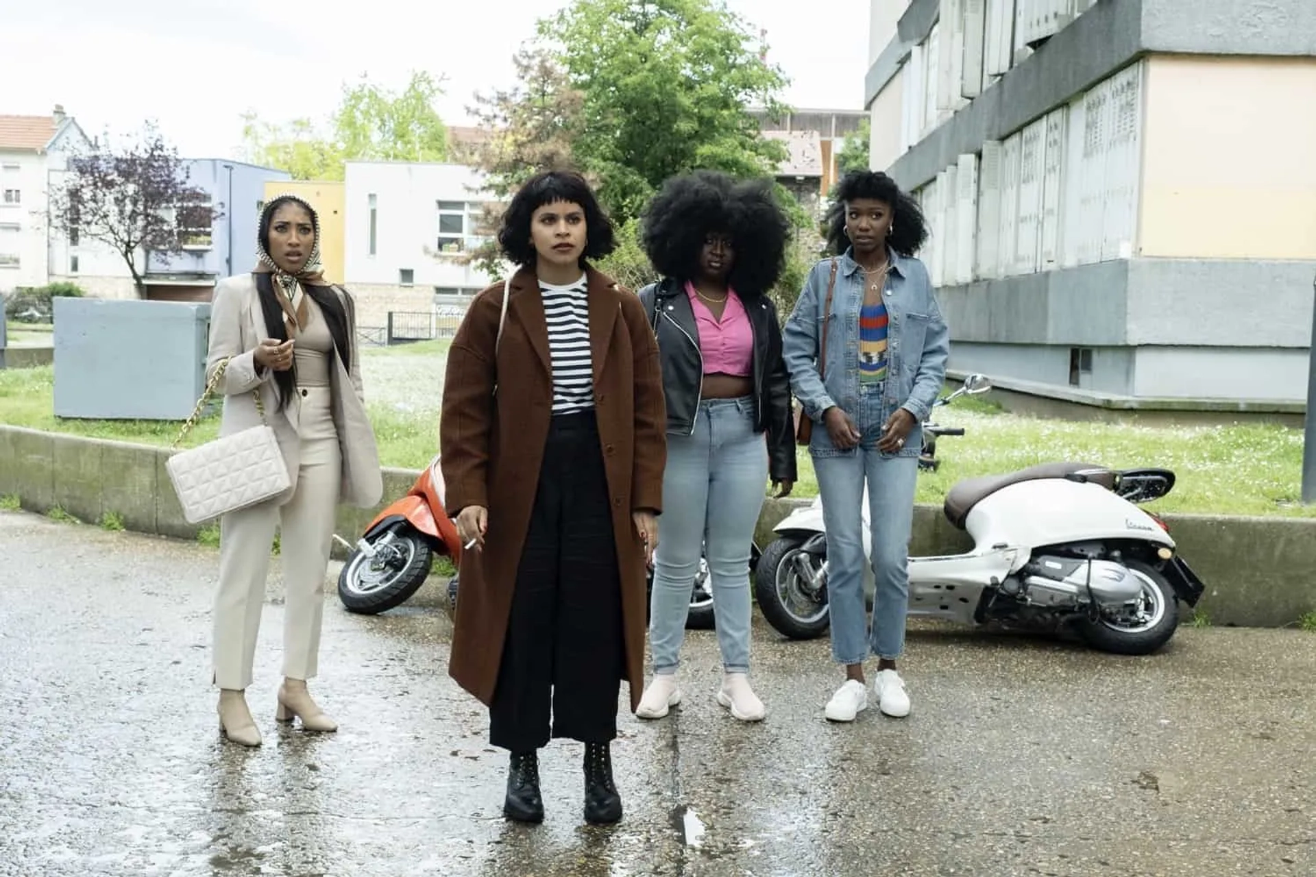 Shanice Castro, Xosha Roquemore, Zazie Beetz, and Adriyan Rae in Atlanta (2016)