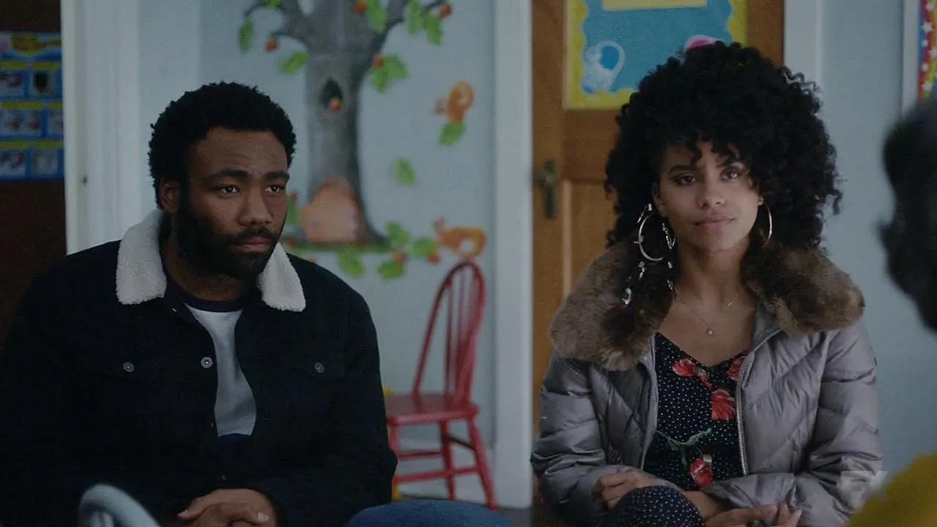 Donald Glover and Zazie Beetz in Atlanta (2016)