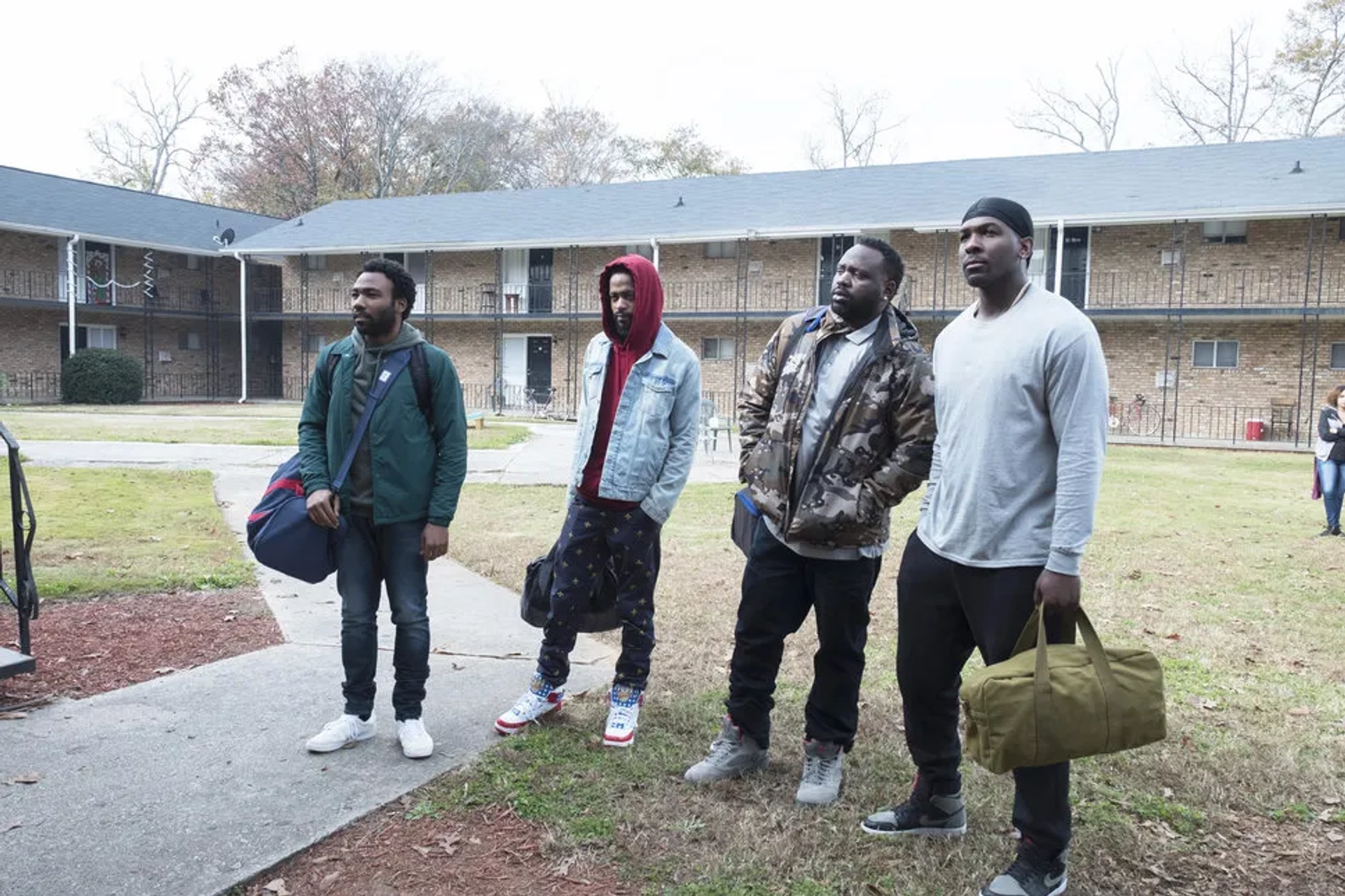 Donald Glover, Brian Tyree Henry, LaKeith Stanfield, and Khris Davis in Atlanta (2016)