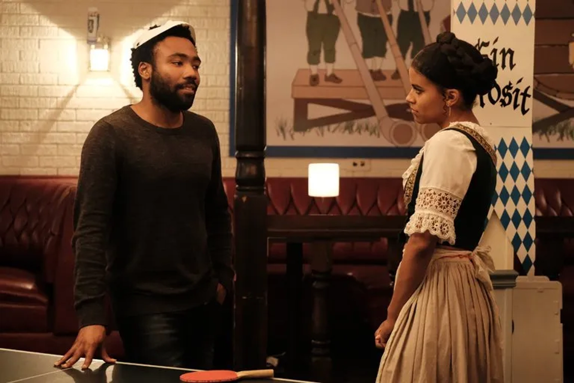 Donald Glover and Zazie Beetz in Atlanta (2016)