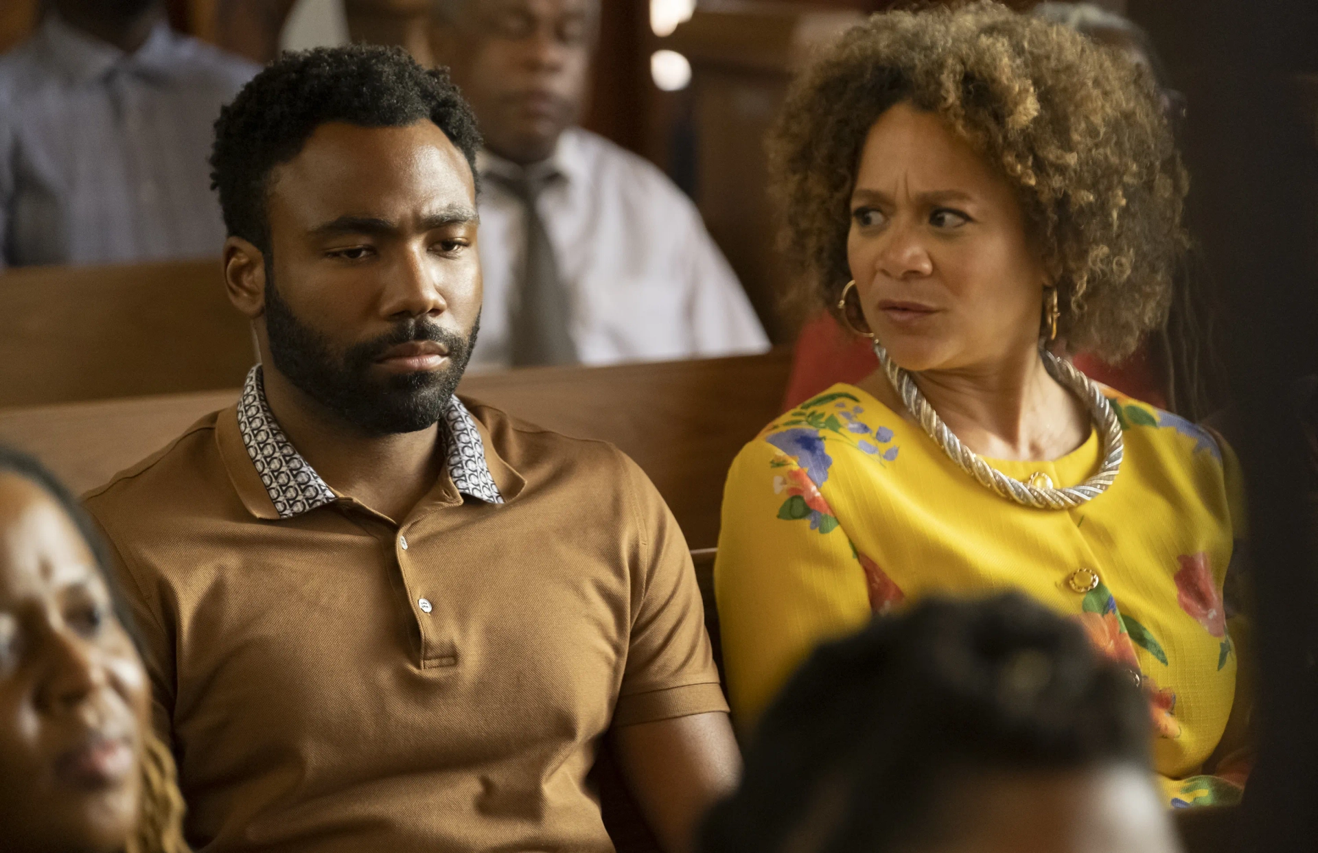 Michole Briana White and Donald Glover in Atlanta (2016)