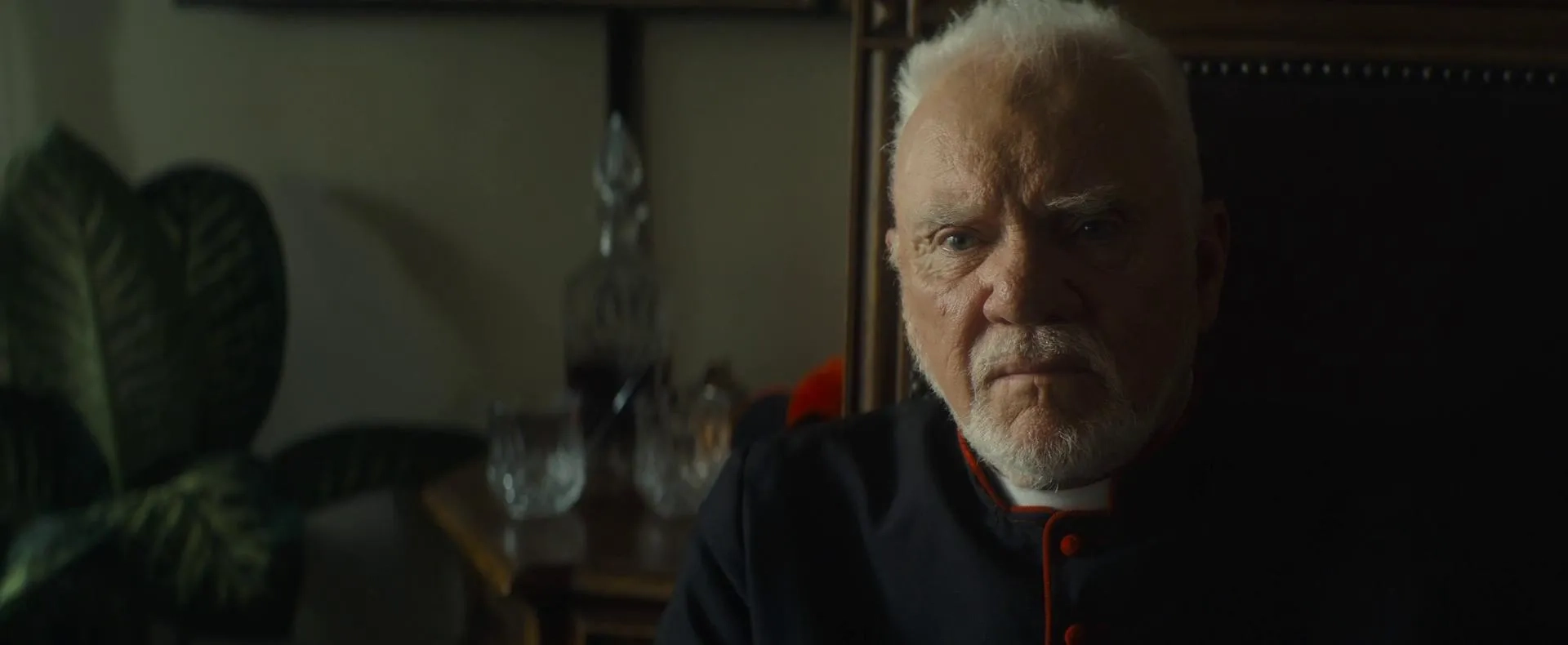 Malcolm McDowell in Father Stu (2022)