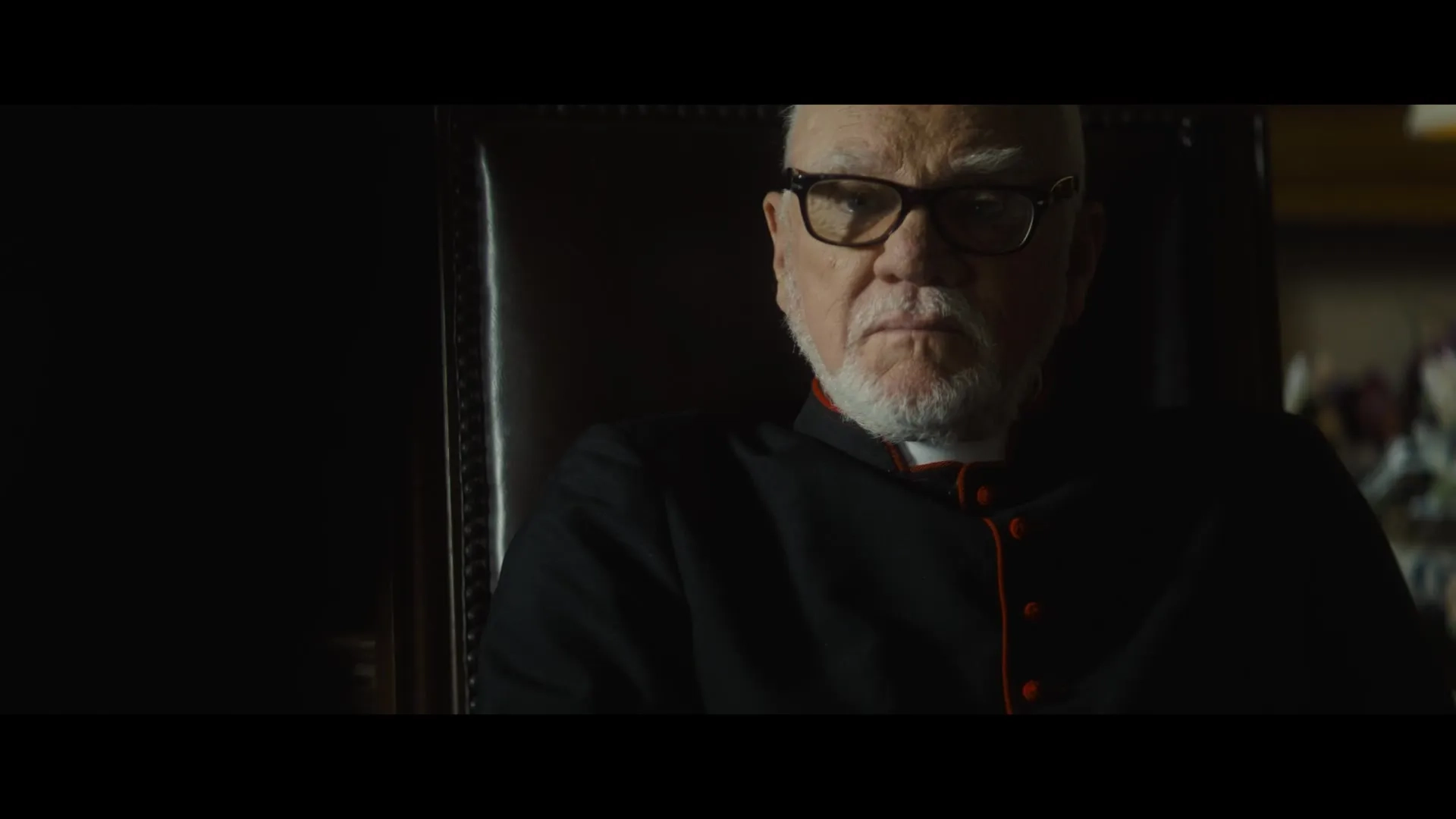 Malcolm McDowell in Father Stu (2022)