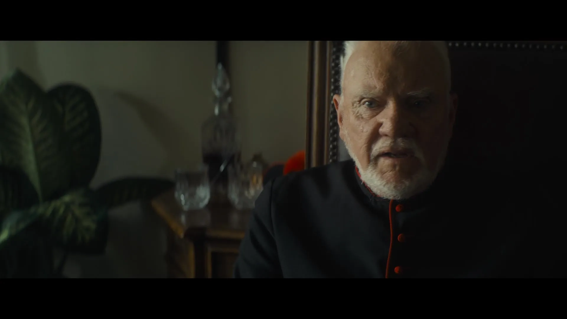 Malcolm McDowell in Father Stu (2022)