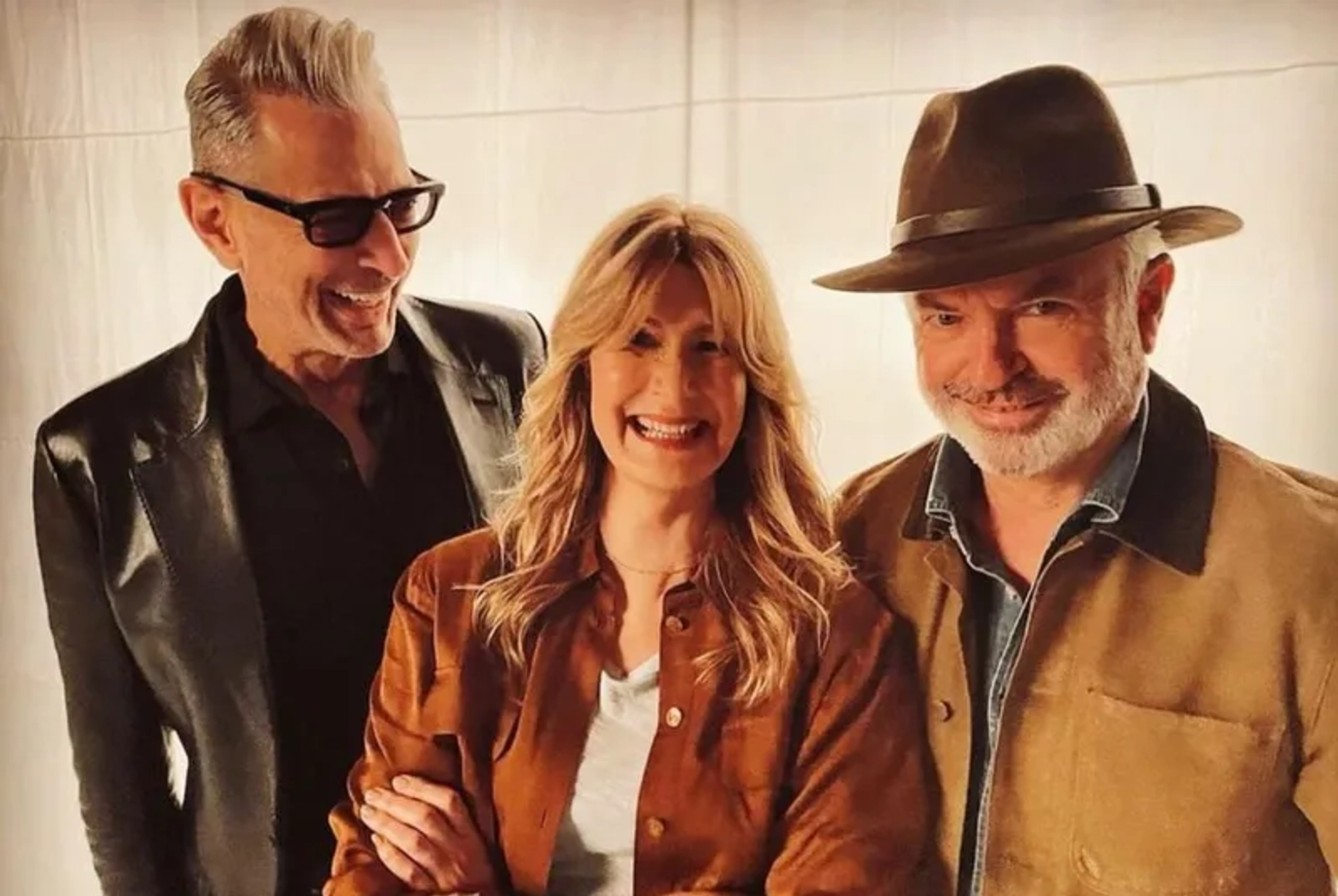 Jeff Goldblum, Laura Dern, and Sam Neill in Jurassic World Dominion (2022)