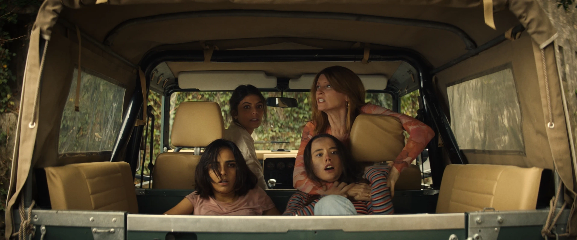 Sharon Horgan, Alessandra Mastronardi, Lily Mo Sheen, and Katrin Vankova in The Unbearable Weight of Massive Talent (2022)