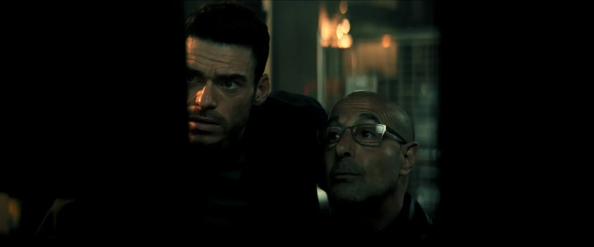 Stanley Tucci and Richard Madden in Citadel: The Human Enigma (2023)