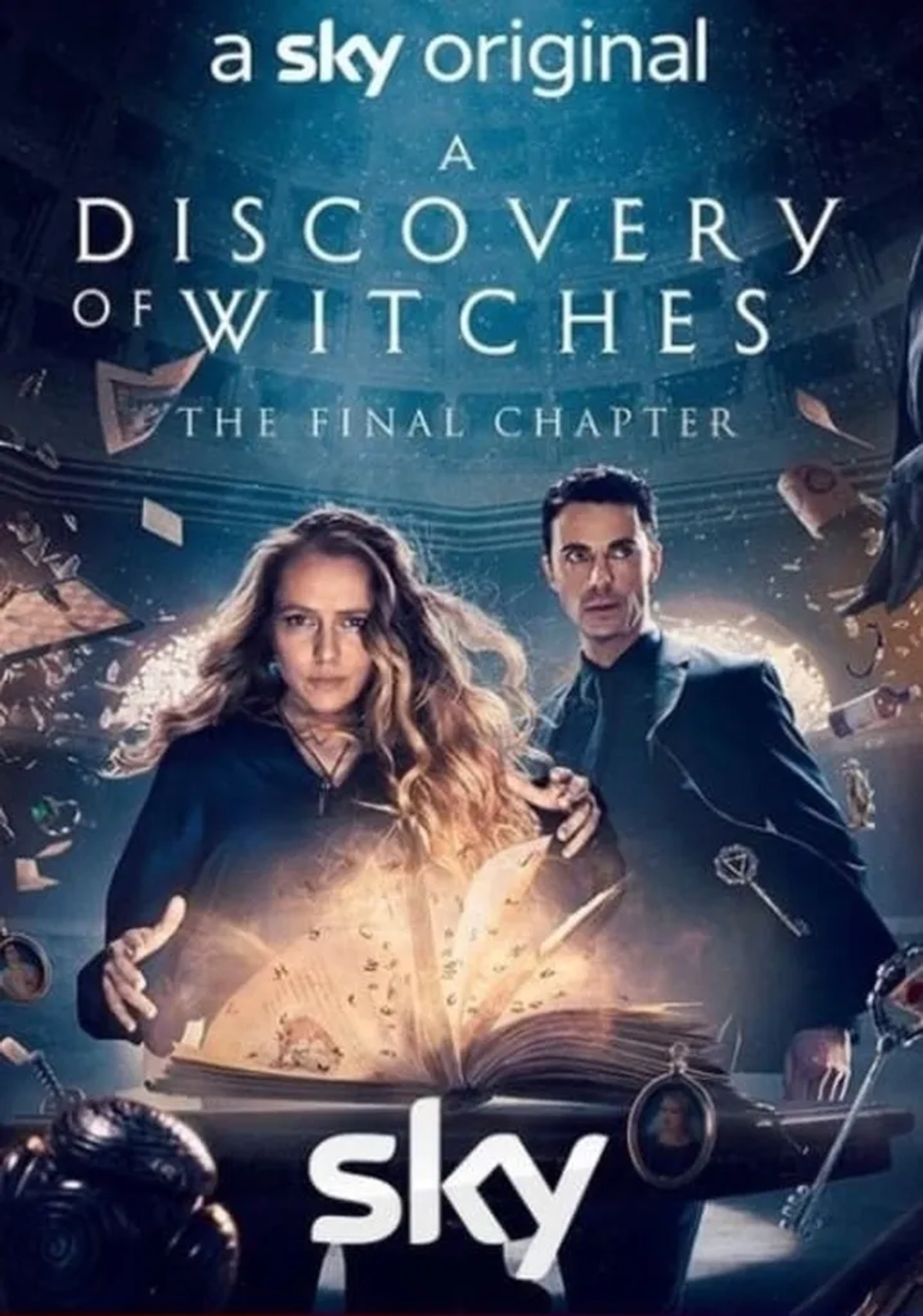 Matthew Goode and Teresa Palmer in A Discovery of Witches (2018)