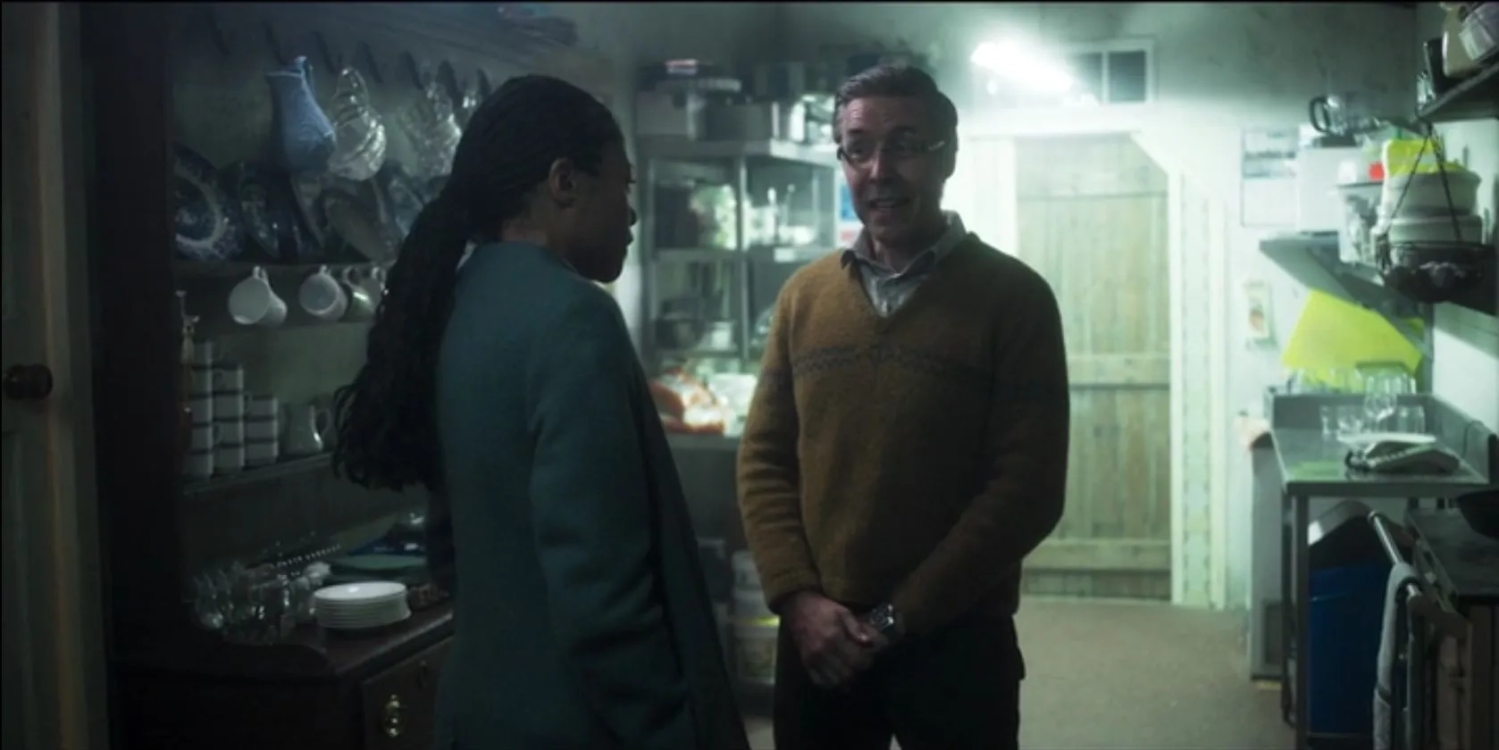 Paddy Considine and Naomie Harris in The Third Day (2020)