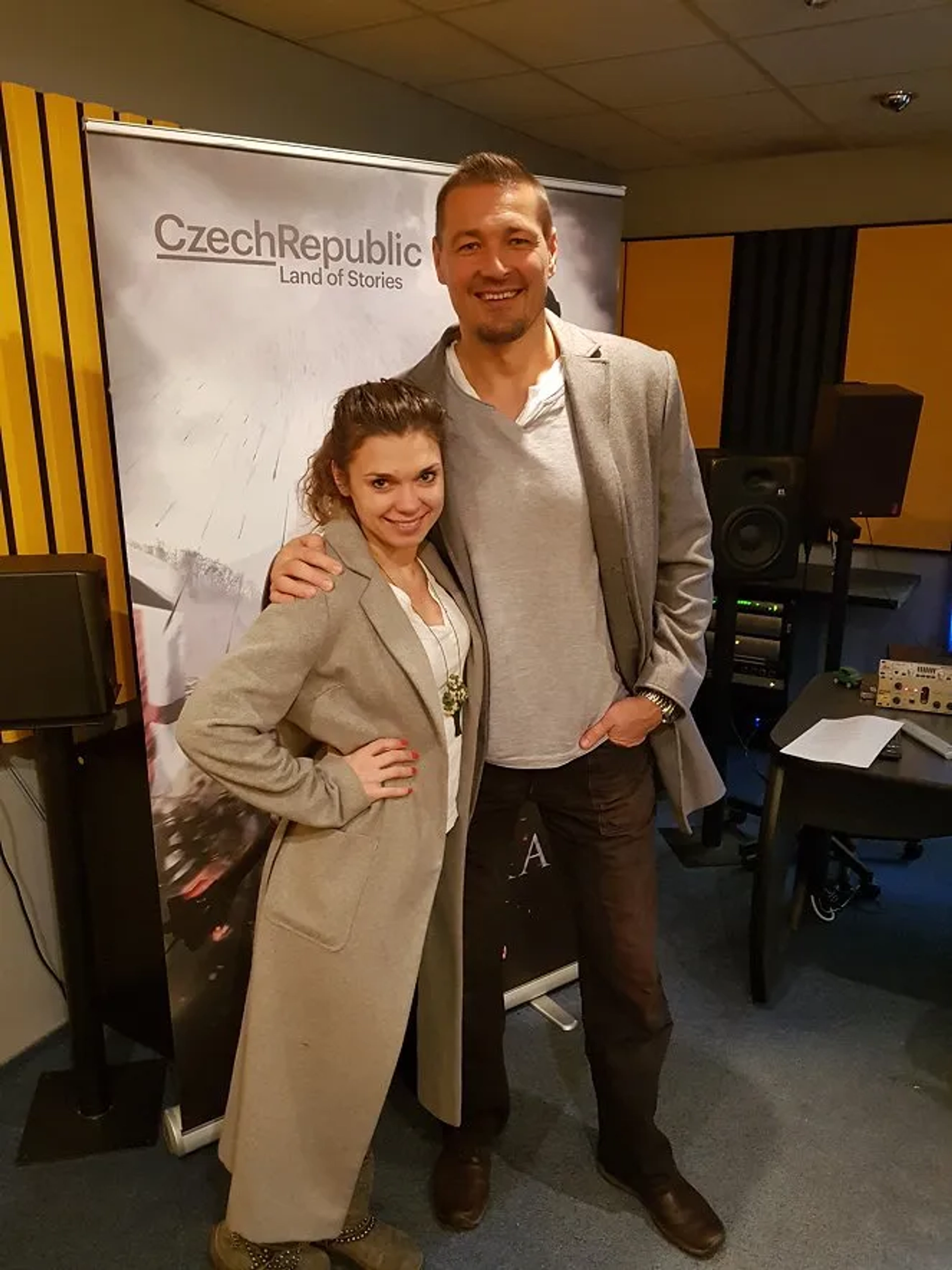 Petr Jákl and Denisa Pfauserová in Medieval (2022)