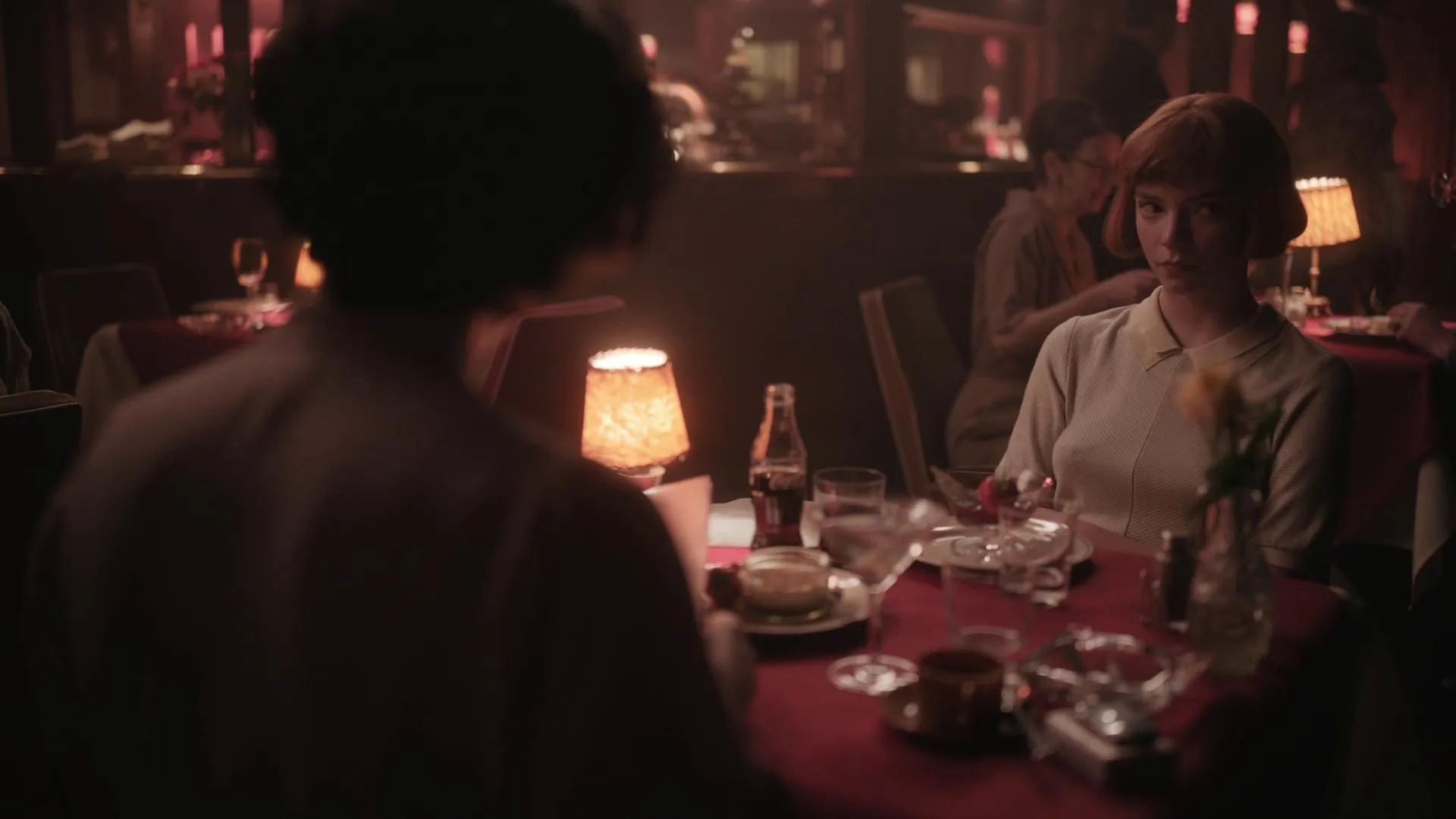 Marielle Heller and Anya Taylor-Joy in The Queen's Gambit (2020)