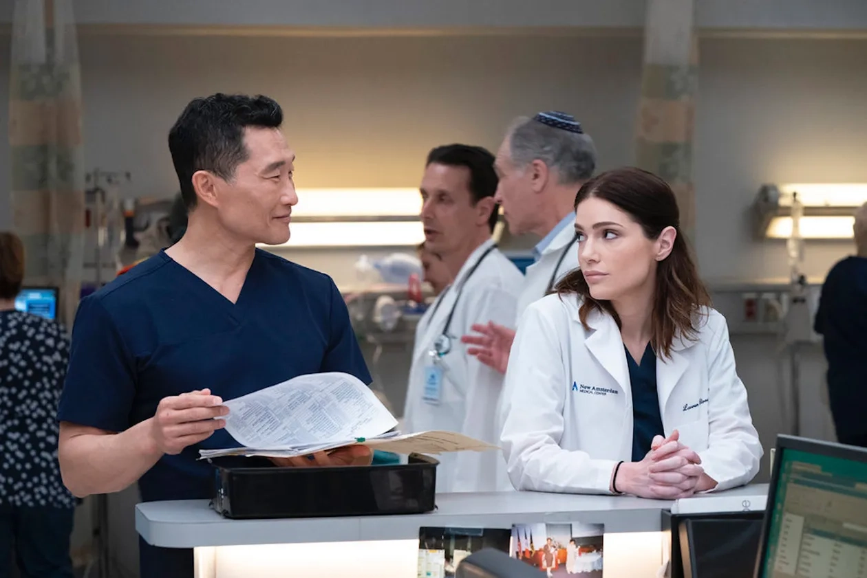Daniel Dae Kim and Janet Montgomery in New Amsterdam: A Matter of Seconds (2020)