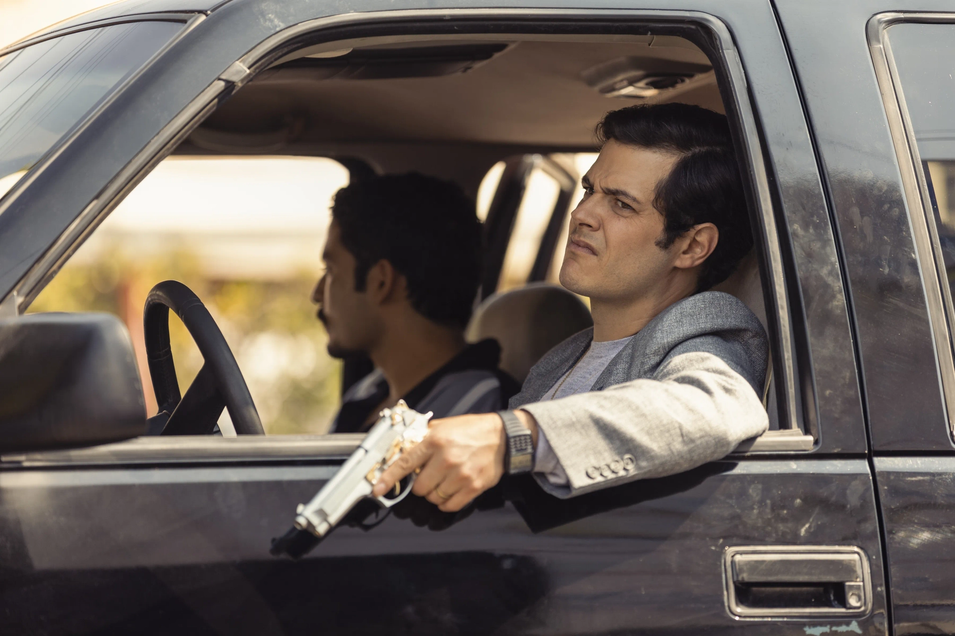 David Barron, Alfonso Dosal, and Bobby Soto in Narcos: Mexico: Boots on the Ground (2021)