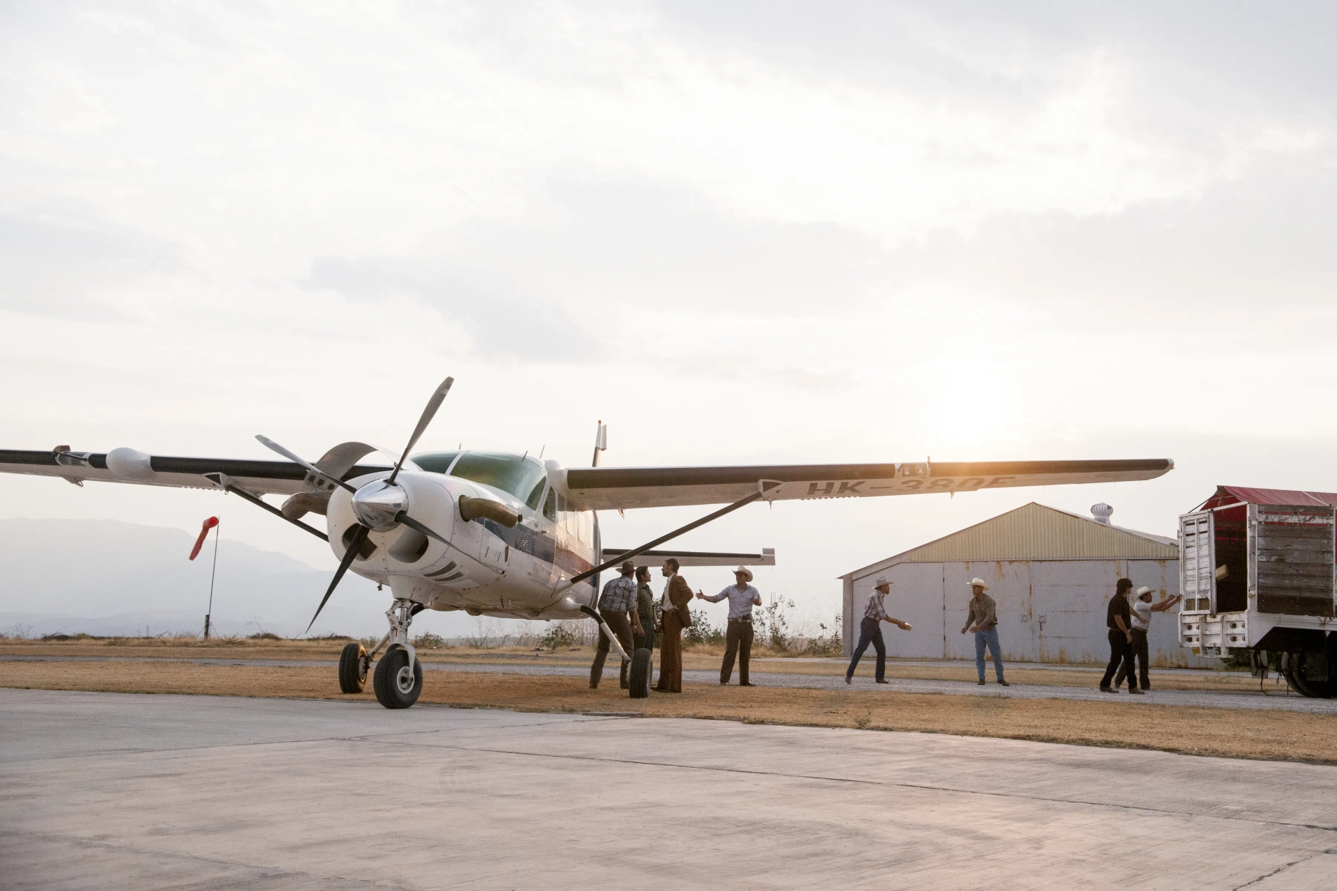 Diego Luna and José María Yazpik in Narcos: Mexico: La Última Frontera (2018)