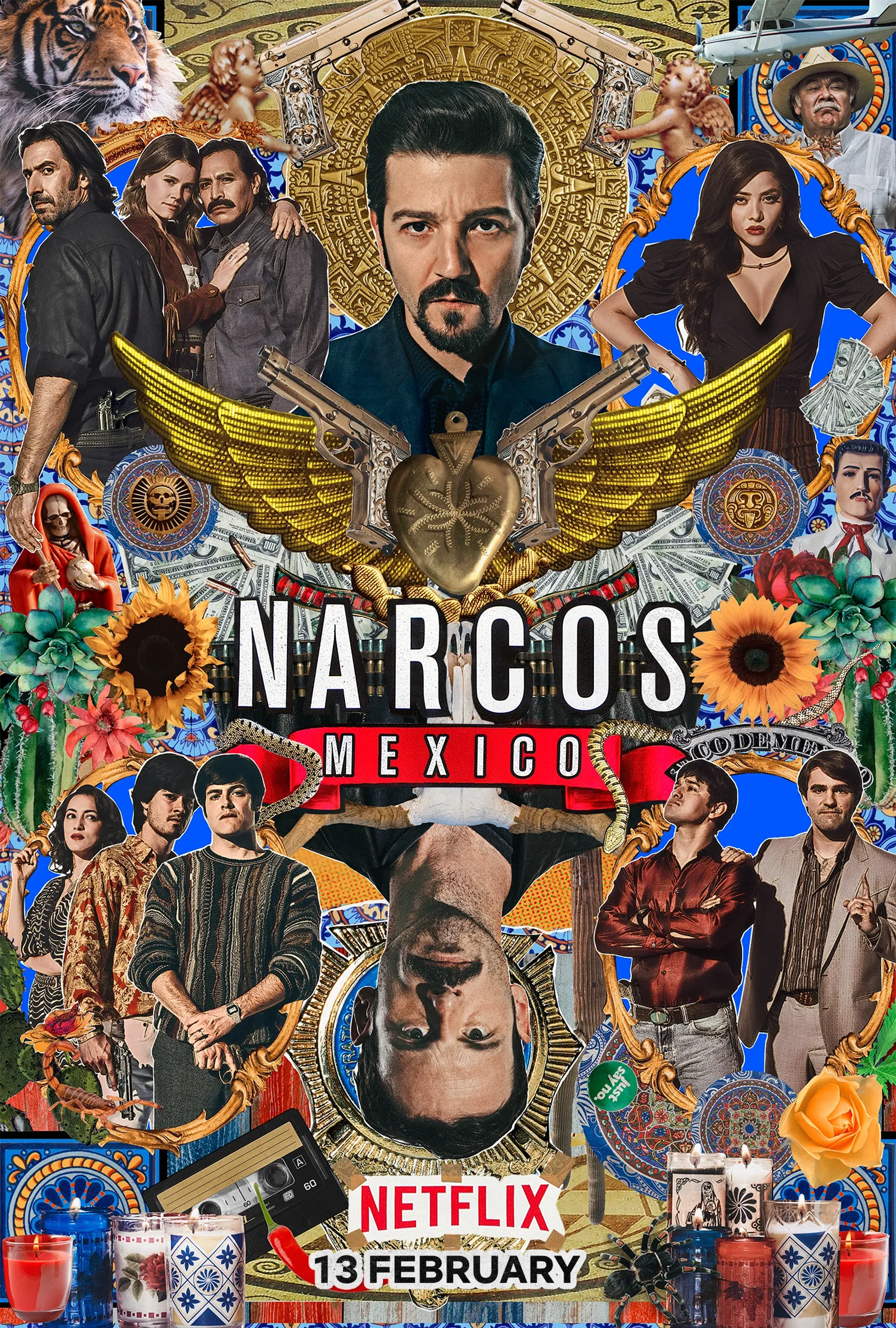 Diego Luna, José María Yazpik, Scoot McNairy, Fernanda Urrejola, Teresa Ruiz, and Alejandro Edda in Narcos: Mexico (2018)