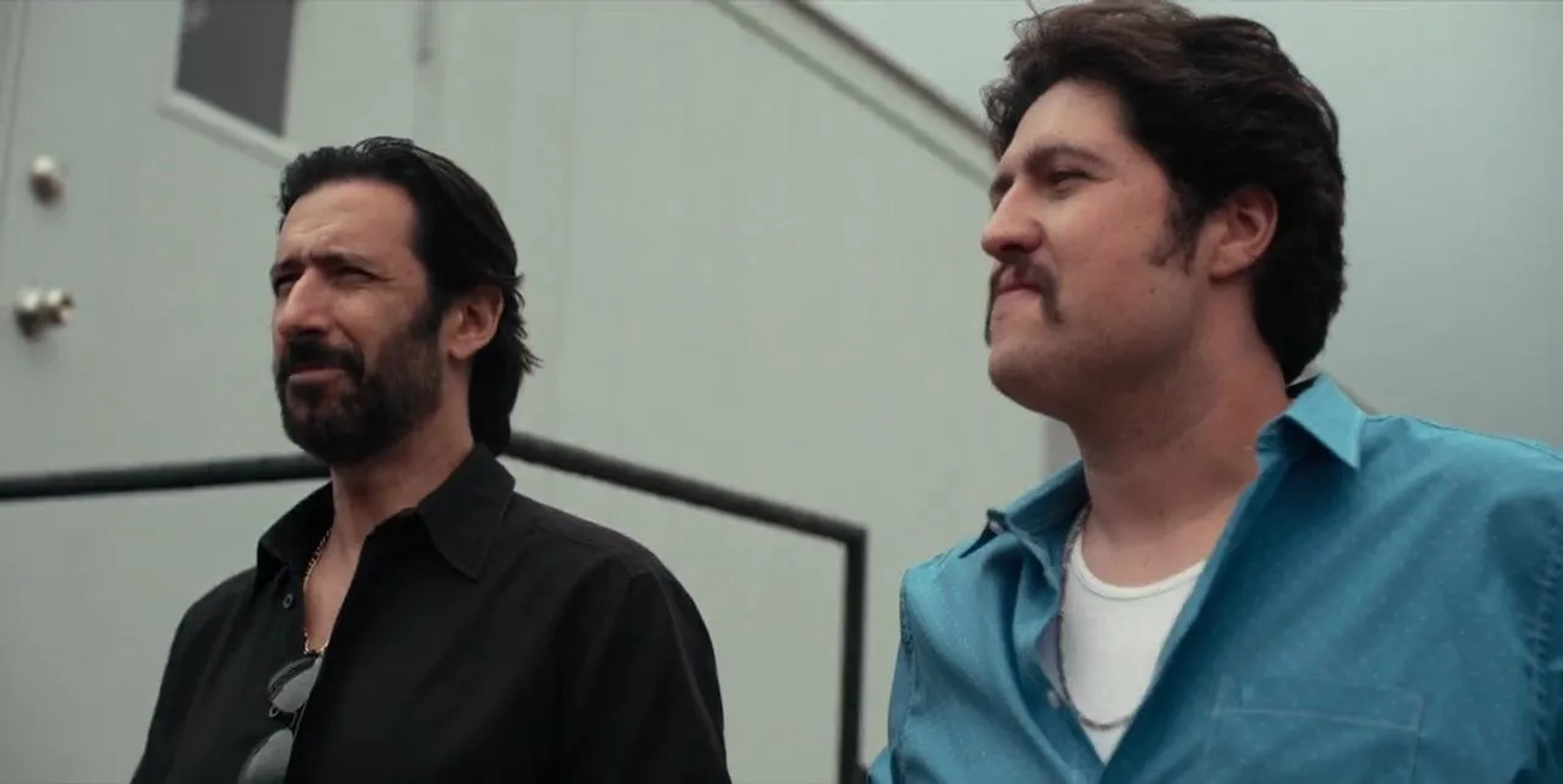 José María Yazpik and Fernando Bonilla in Narcos: Mexico: Los Juniors (2021)