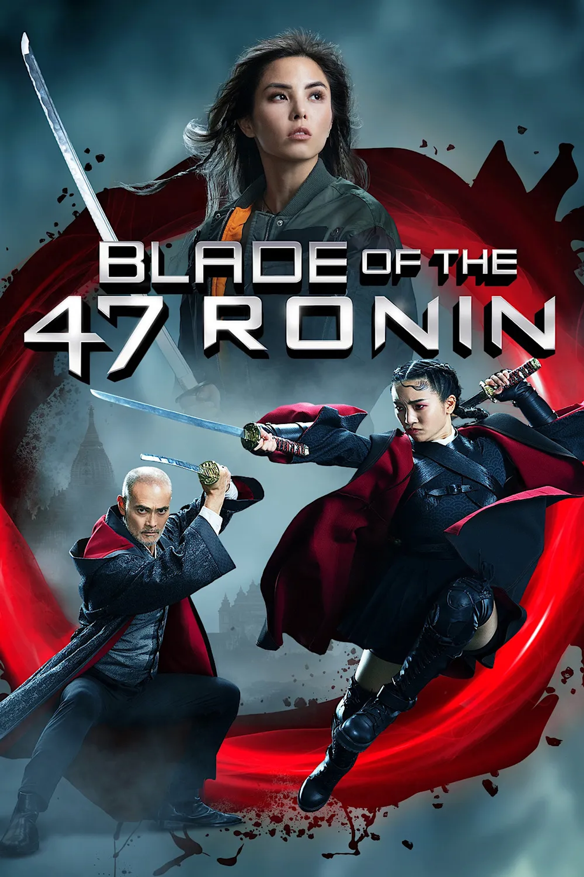 Mark Dacascos and Anna Akana in Blade of the 47 Ronin (2022)