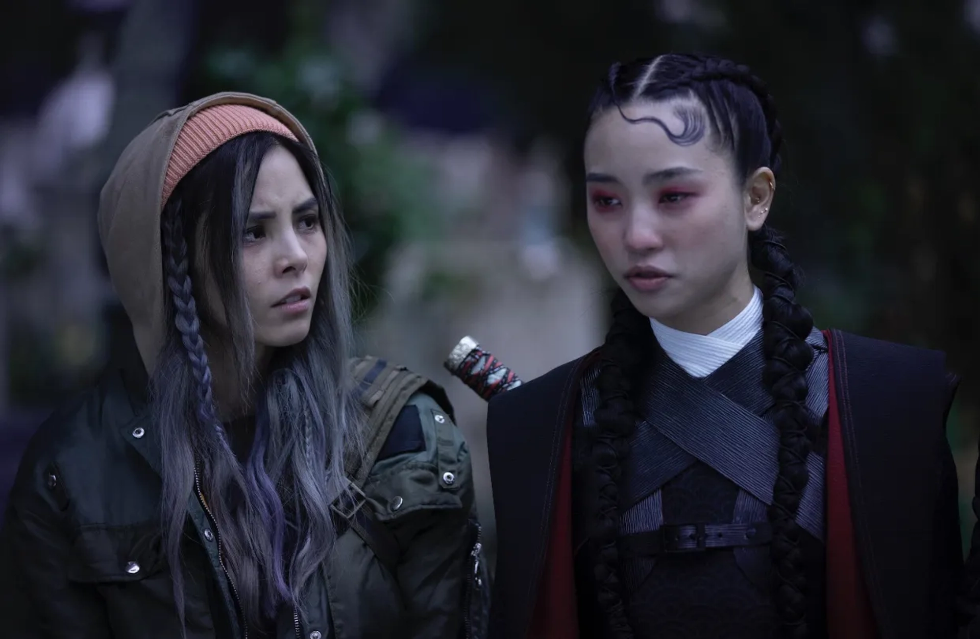 Anna Akana and Teresa Ting in Blade of the 47 Ronin (2022)