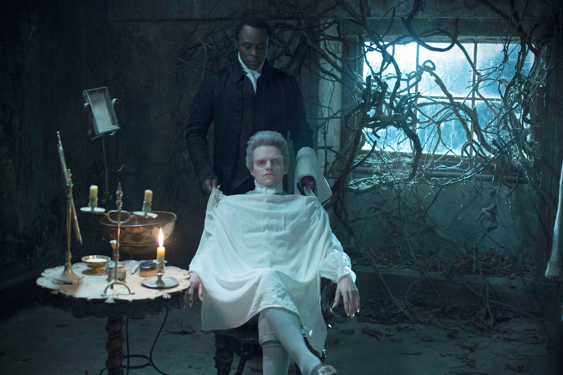 Ariyon Bakare and Marc Warren in Jonathan Strange & Mr Norrell (2015)