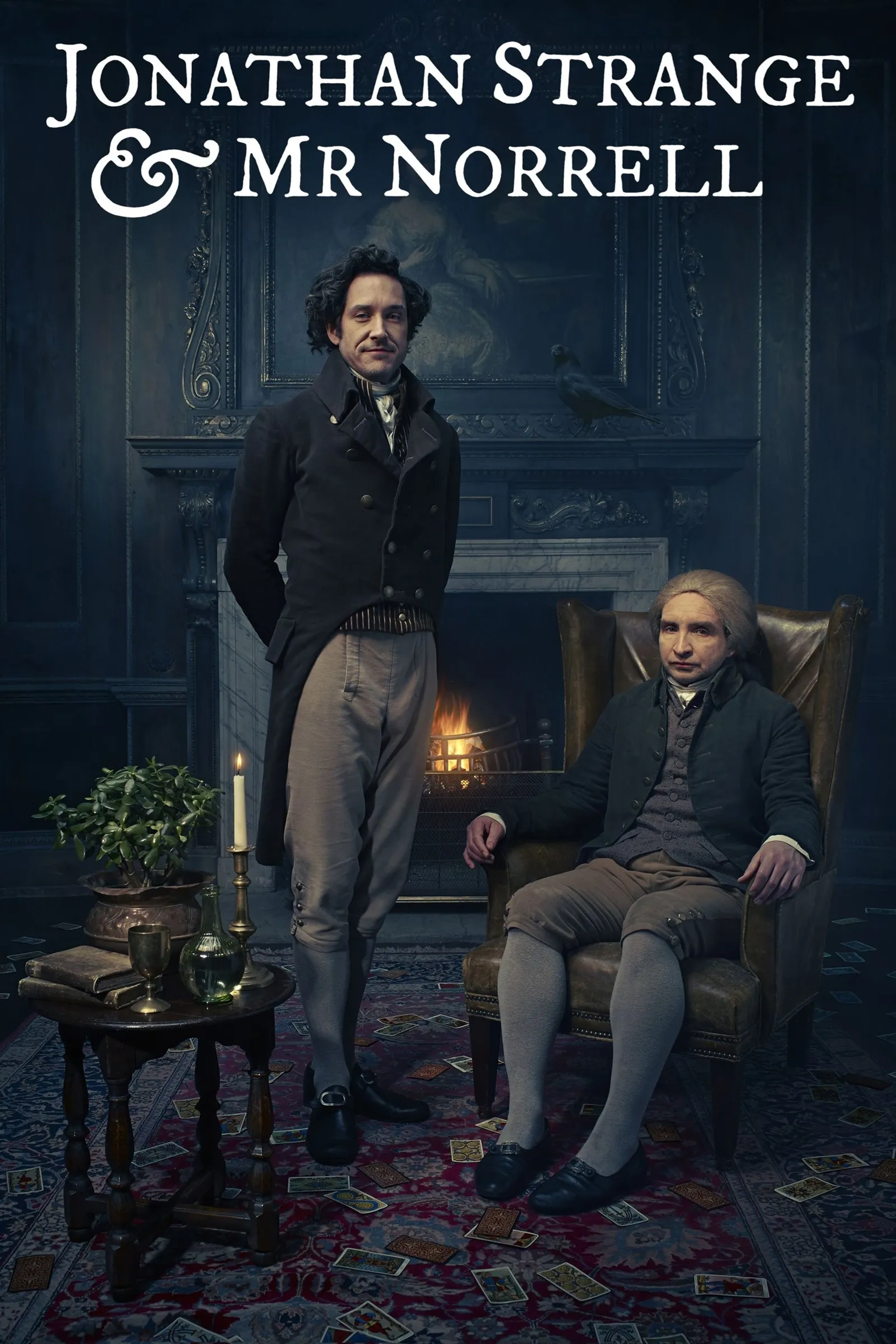 Eddie Marsan and Bertie Carvel in Jonathan Strange & Mr Norrell (2015)