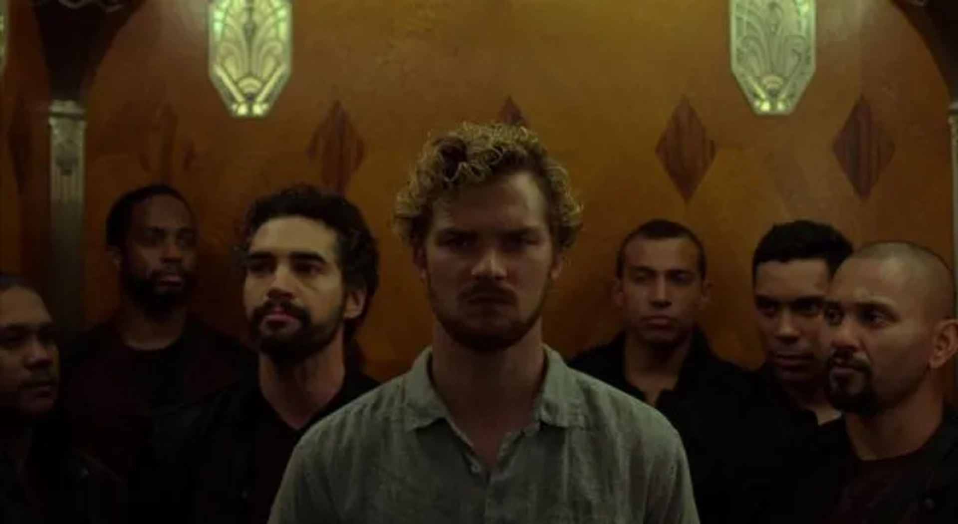 Ramón Rodríguez and Finn Jones in Iron Fist (2017)