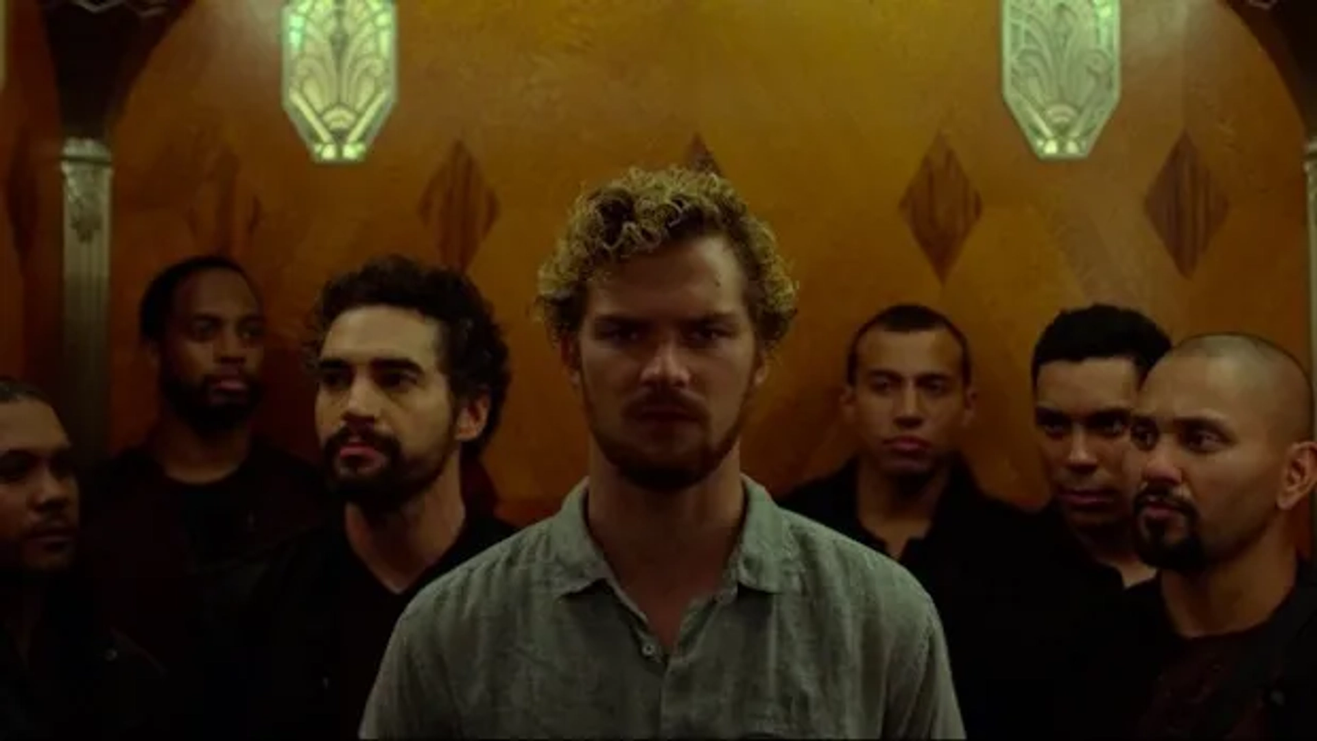 Ramón Rodríguez and Finn Jones in Iron Fist (2017)