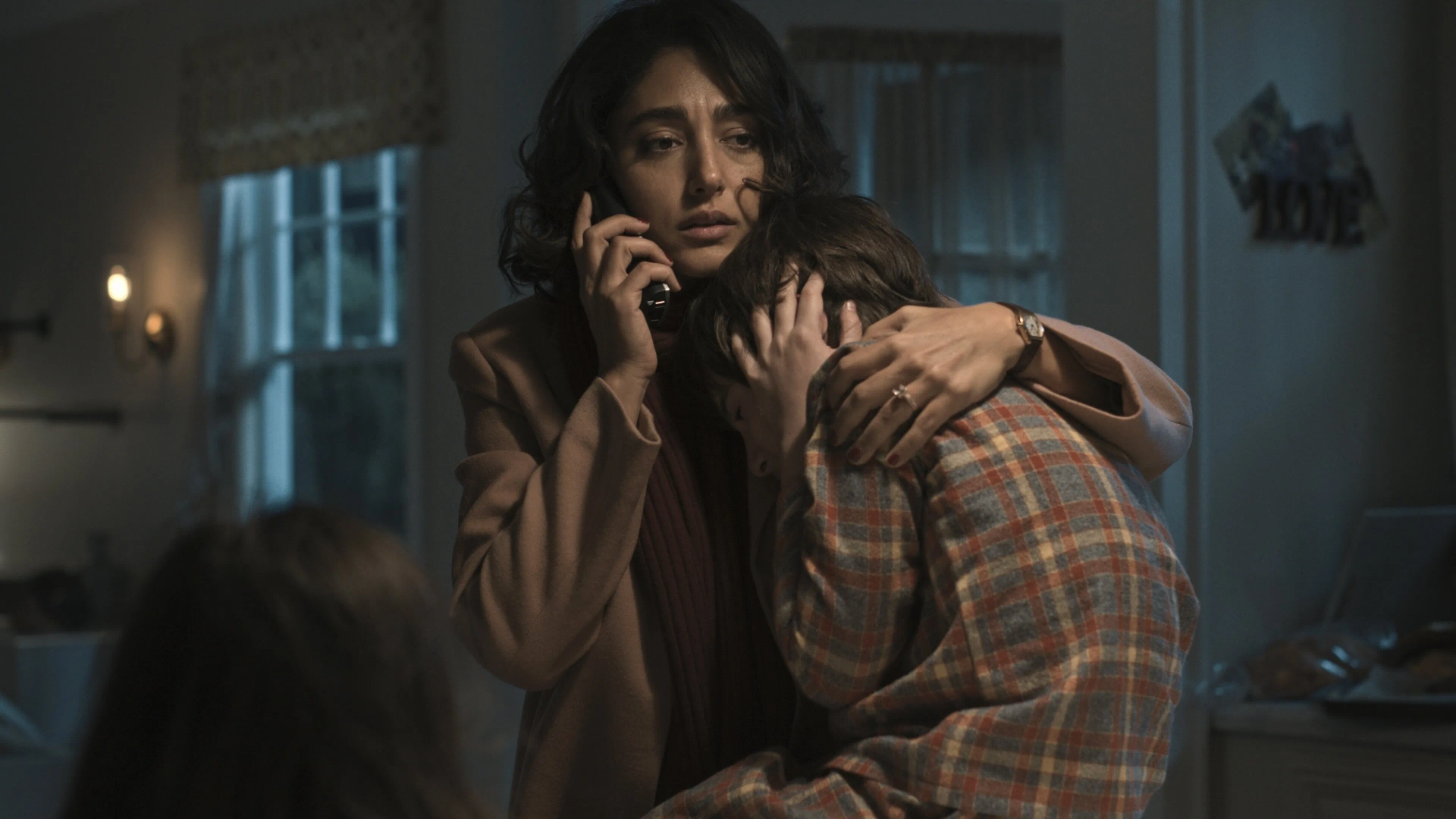 Golshifteh Farahani and Azhy Robertson in Invasion: Crash (2021)