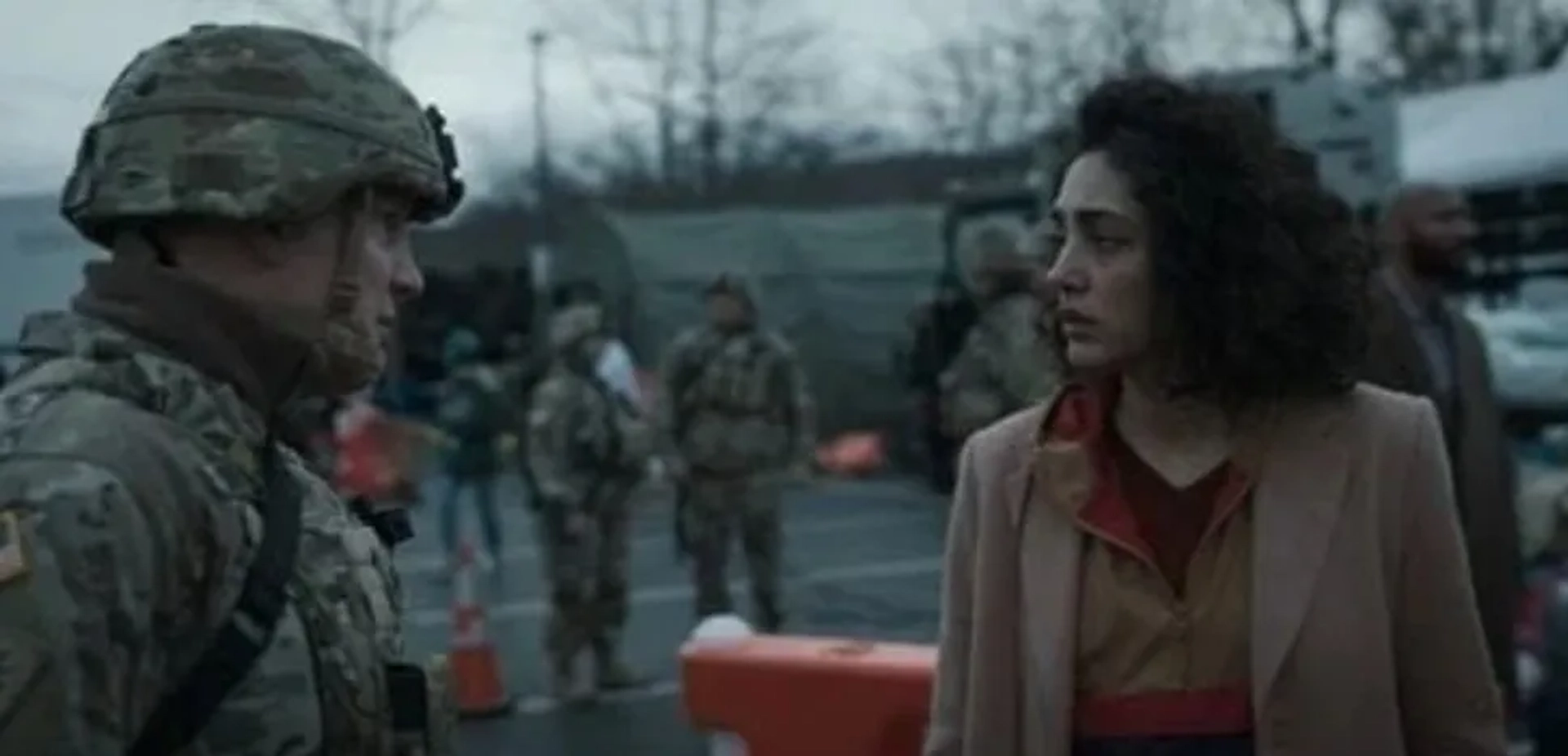 Golshifteh Farahani and Adam Ratcliffe in Invasion (2021)