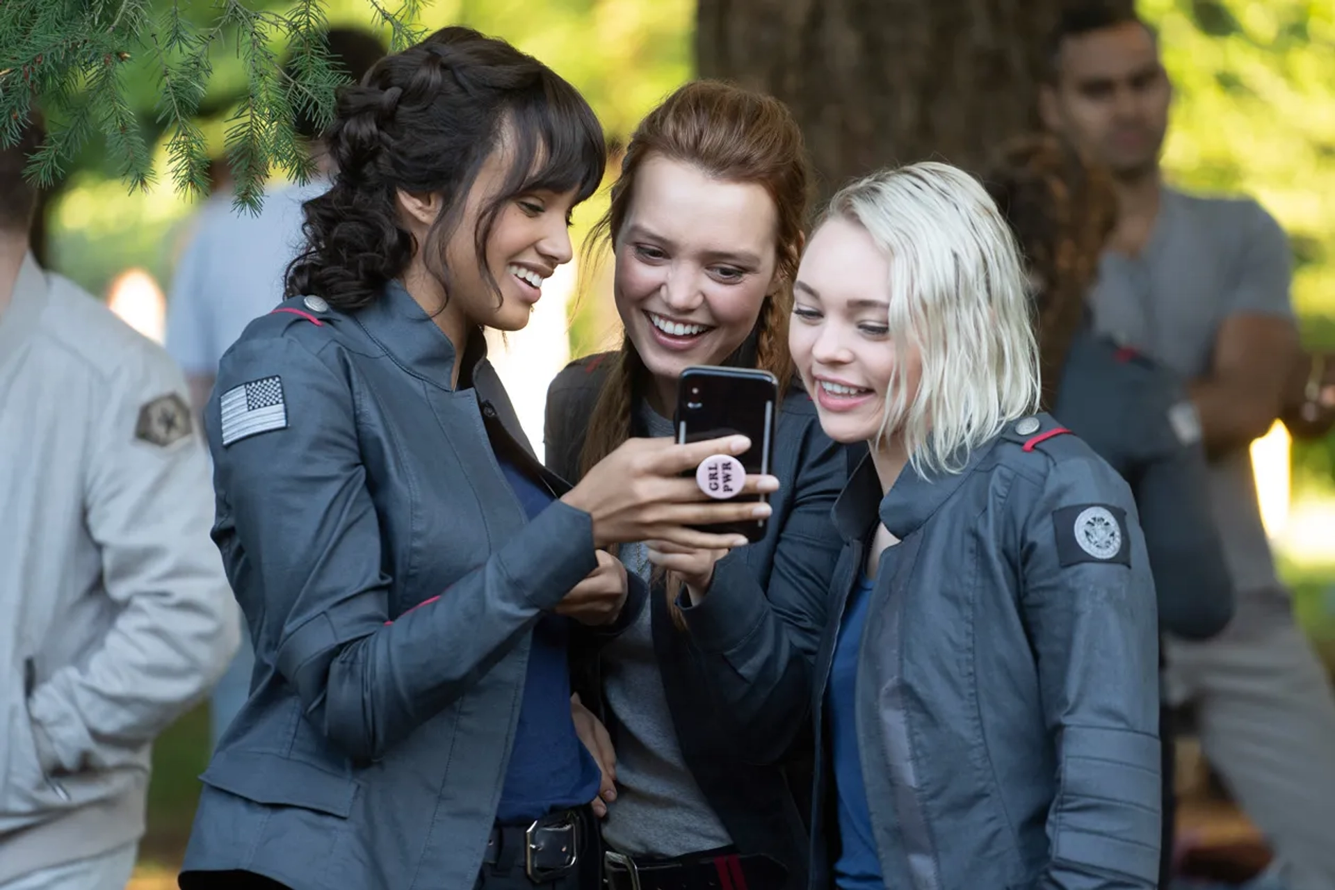 Taylor Hickson, Jessica Sutton, and Ashley Nicole Williams in Motherland: Fort Salem: A Biddy's Life (2020)