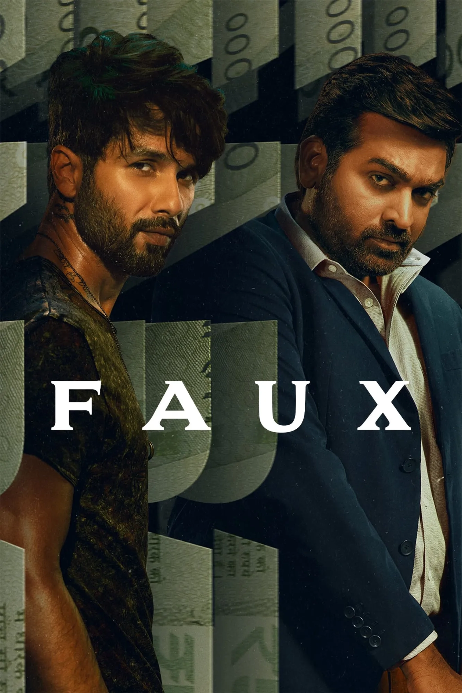 Shahid Kapoor and Vijay Sethupathi in Farzi (2023)