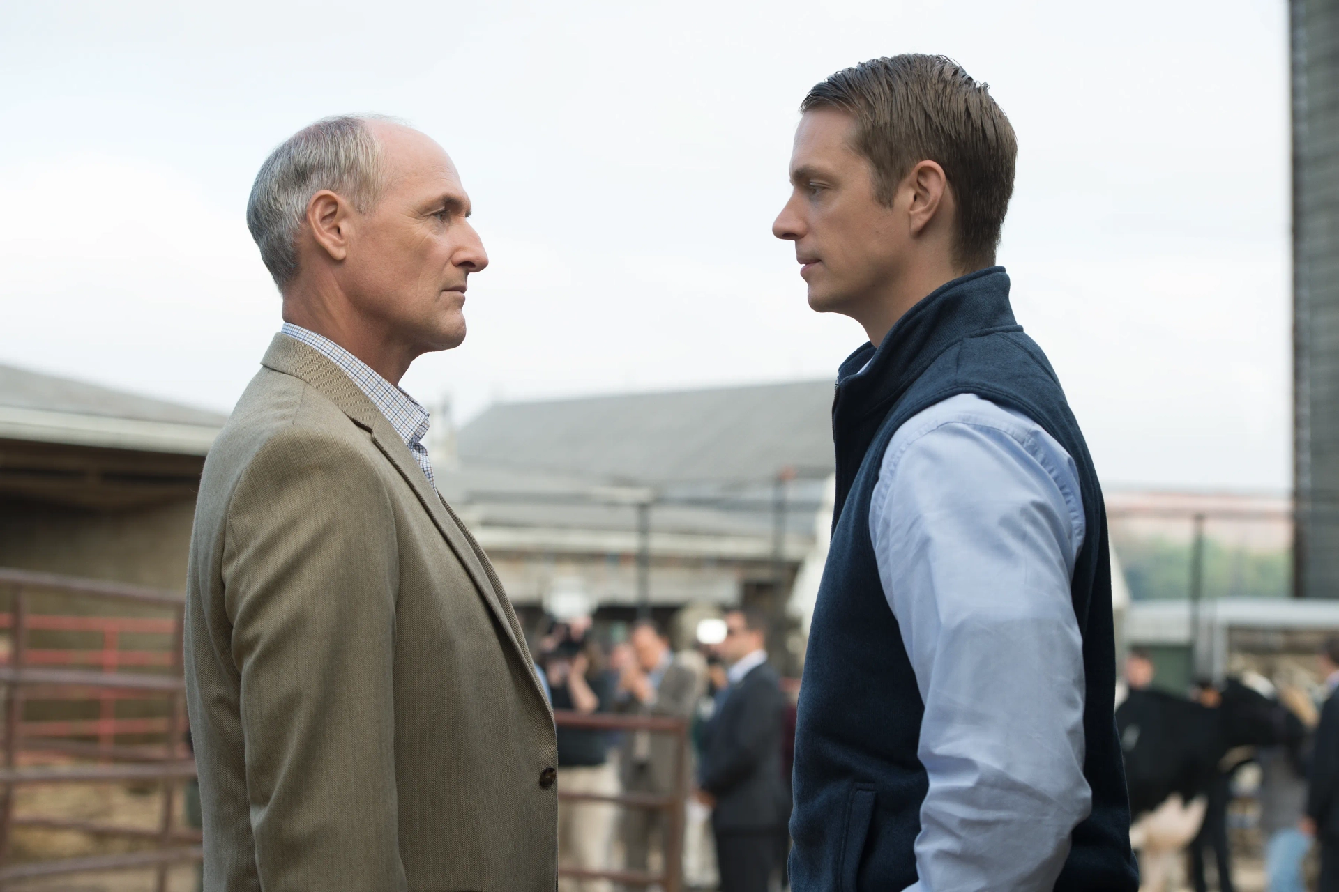 Colm Feore and Joel Kinnaman in House of Cards (2013)