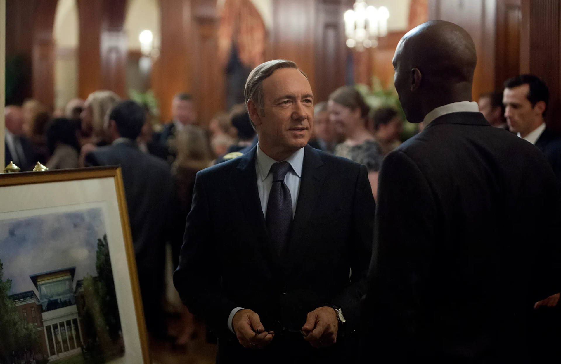 Kevin Spacey and Mahershala Ali in House of Cards (2013)