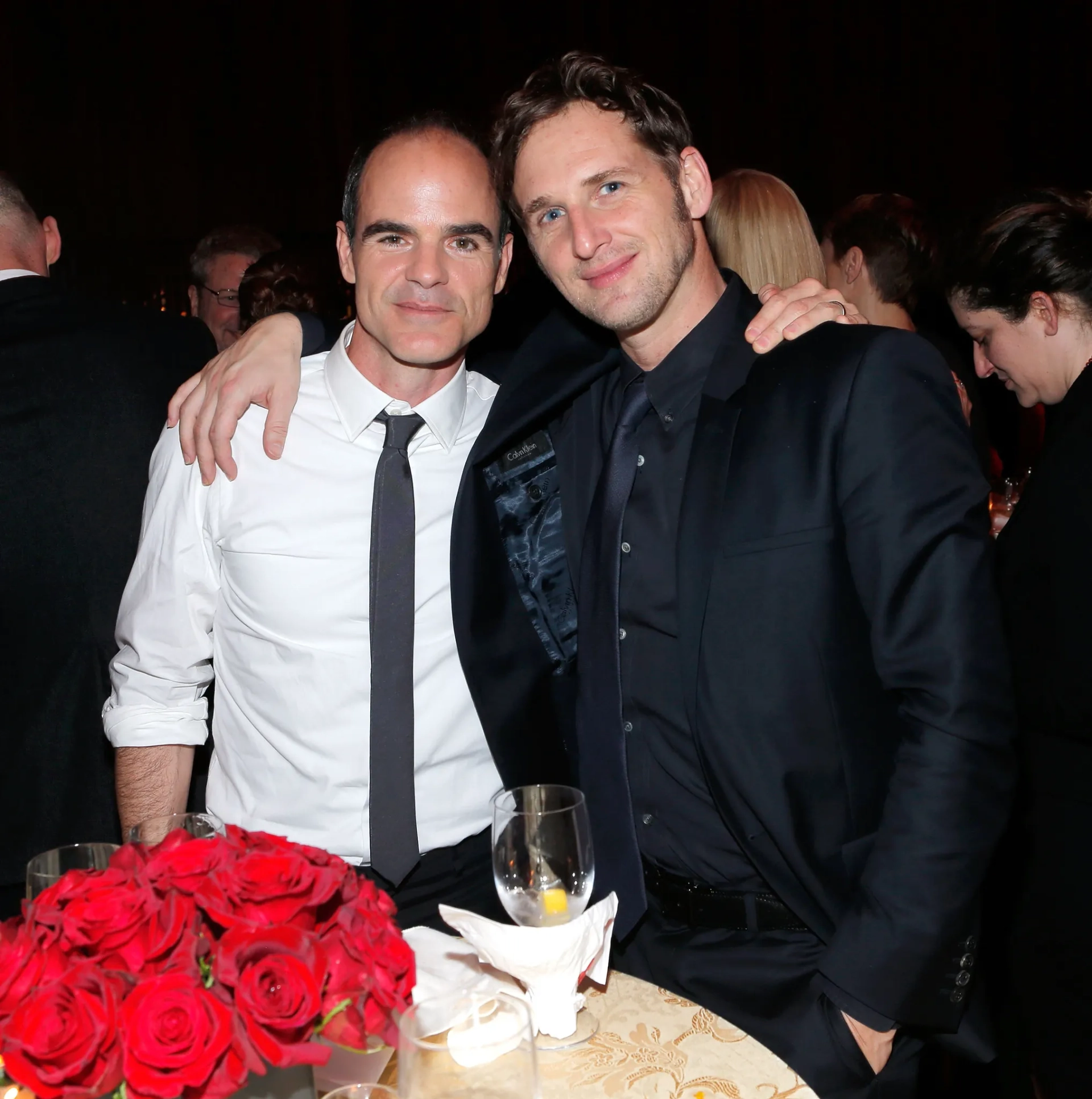 Michael Kelly and Josh Lucas at an event for House of Cards (2013)