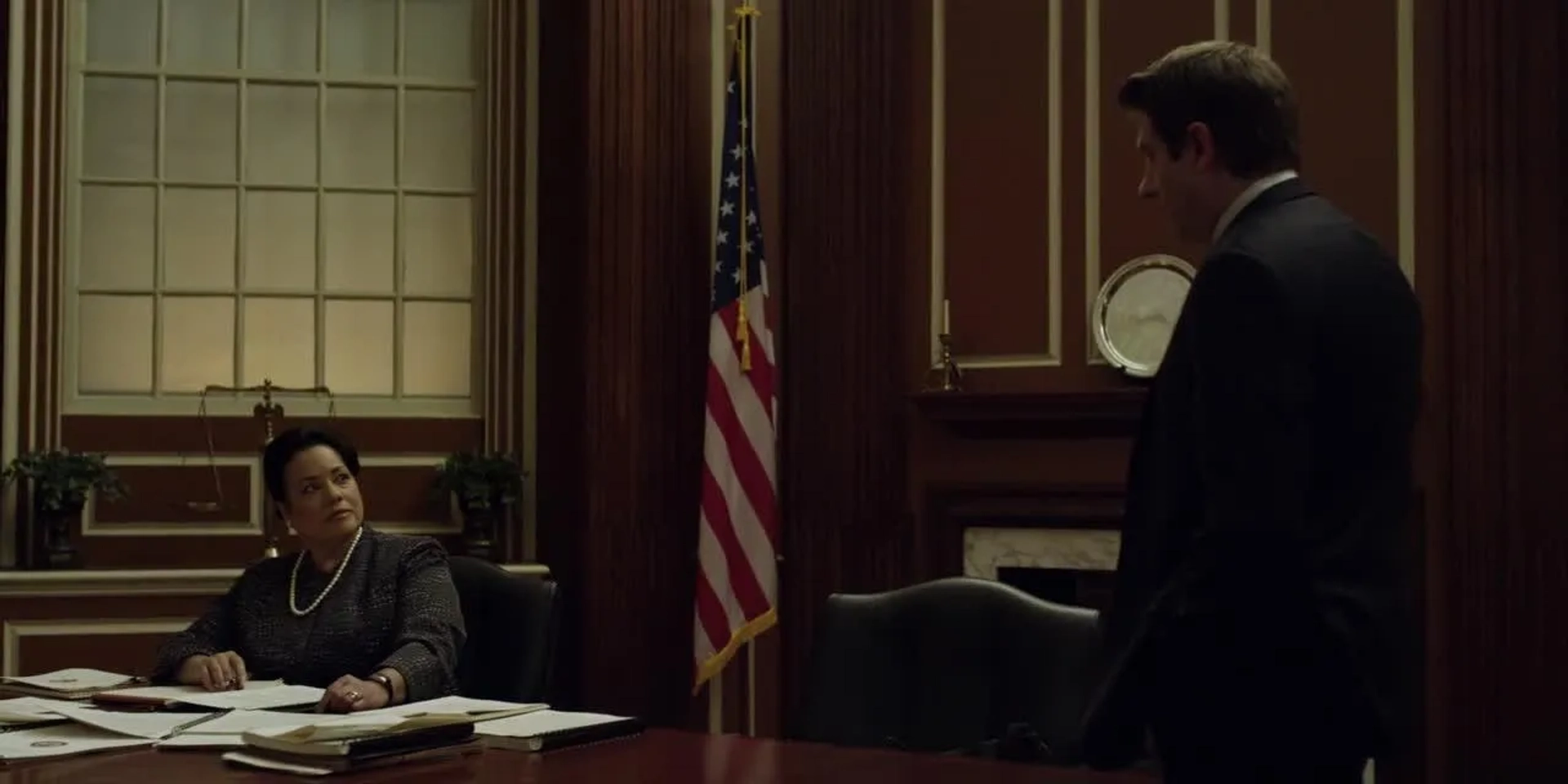 Derek Cecil and Joy Lynn Jacobs in House of Cards (2013)