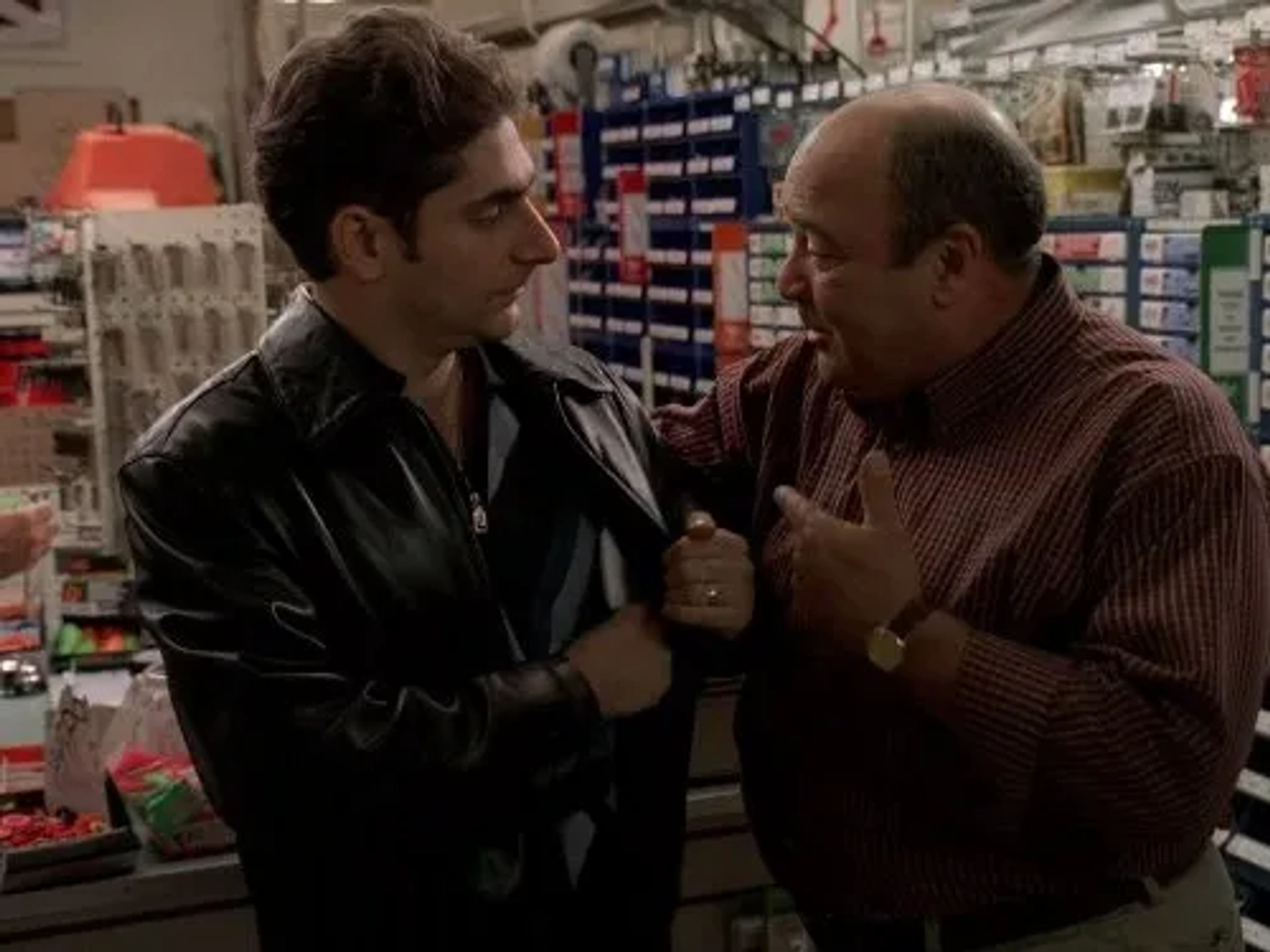 Michael Imperioli and Dennis Paladino in The Sopranos (1999)