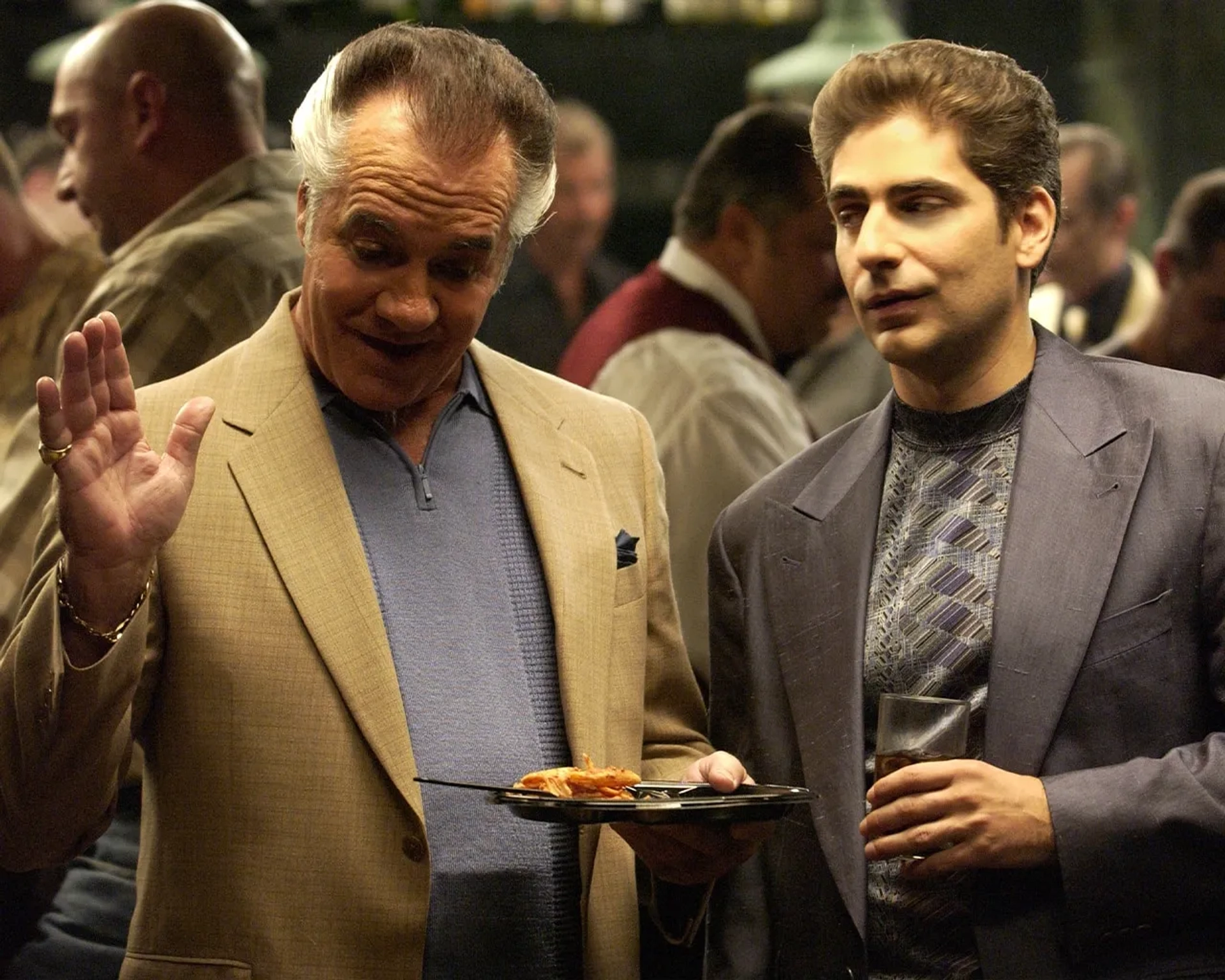 Michael Imperioli and Tony Sirico in The Sopranos (1999)