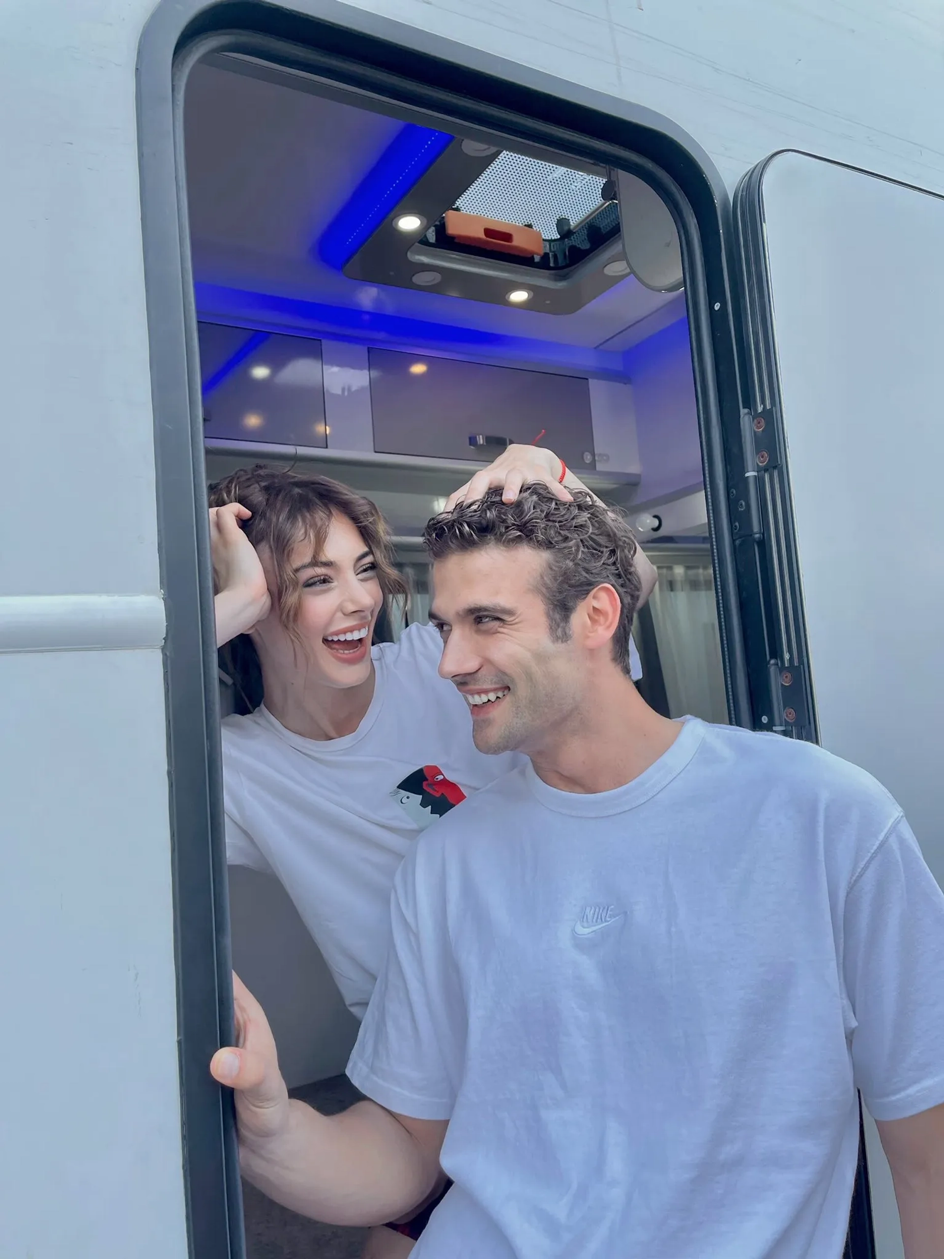 Caner Topcu and Rabia Soytürk in Hear Me (2022)