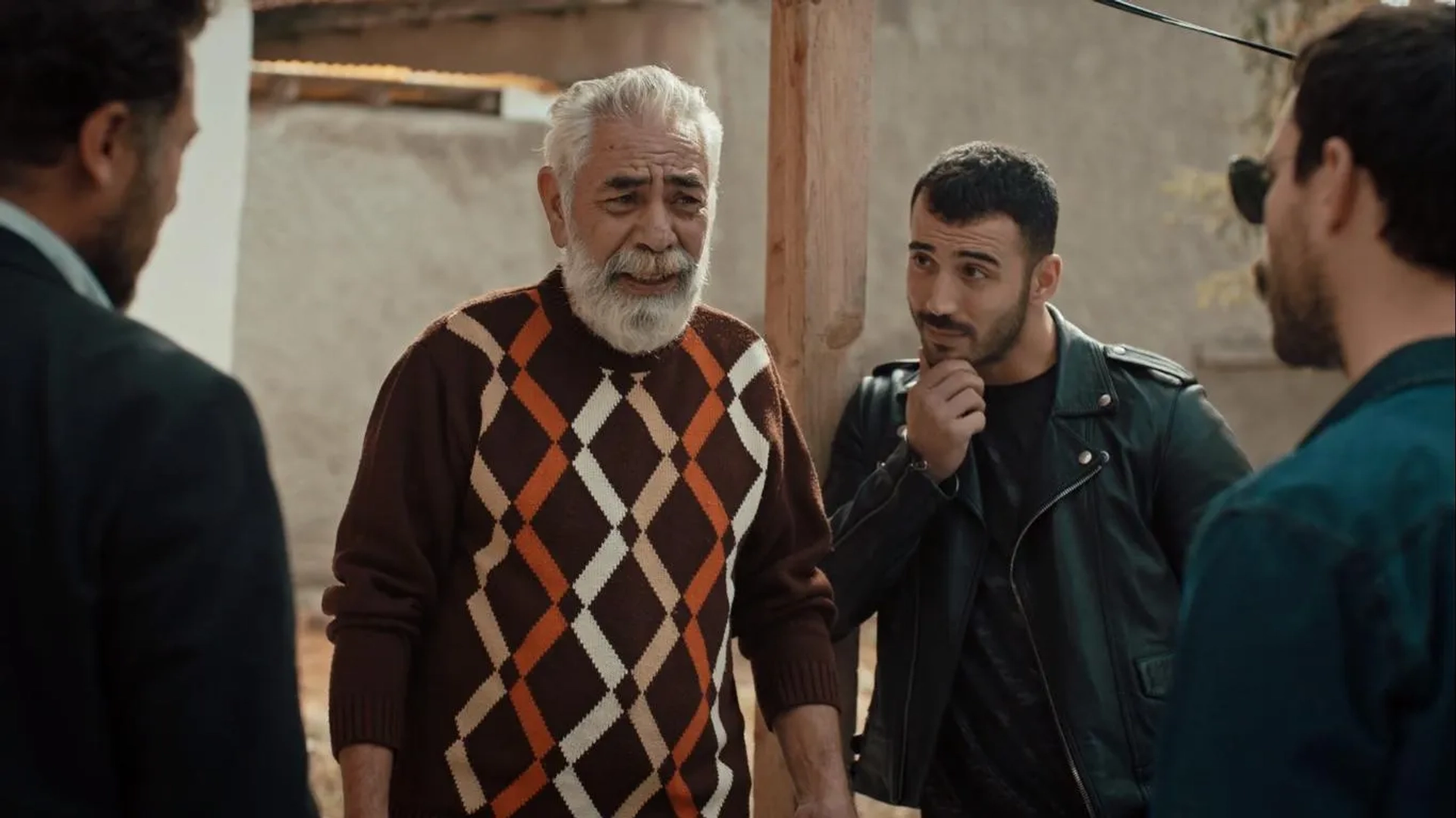 Yigit Özsener, Ekin Koç, and Kadir Polatçi in The Steppe (2018)