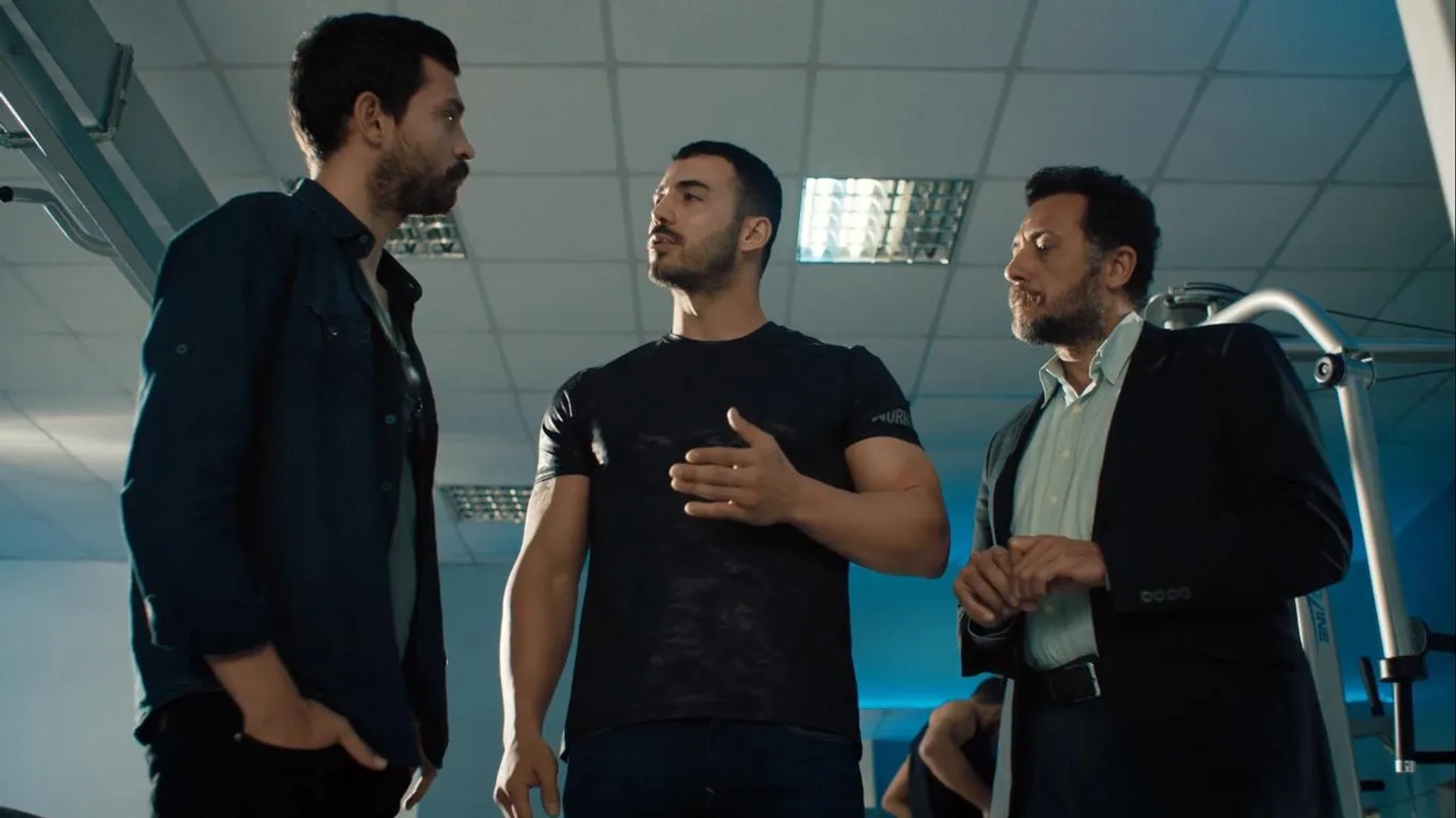 Yigit Özsener, Ekin Koç, and Kadir Polatçi in The Steppe (2018)