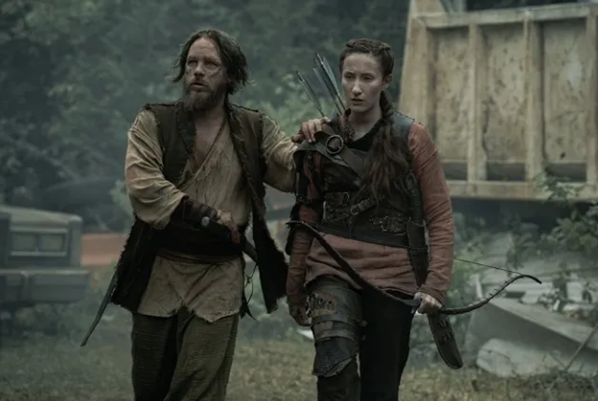 Michael Raymond-James and Eden Epstein in See: The Lowlands (2022)