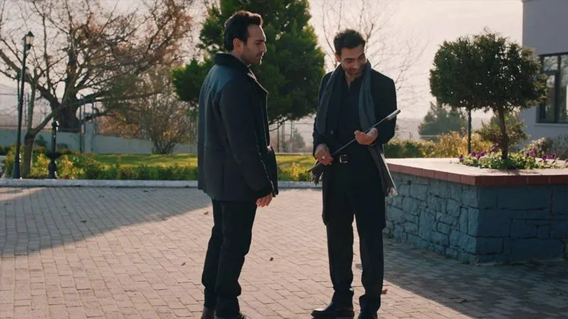 Bugra Gülsoy and Mustafa Yildiran in Azize (2019)