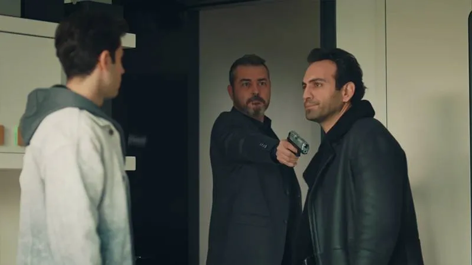 Fahri Öztezcan, Bugra Gülsoy, and Efekan Can in Azize (2019)