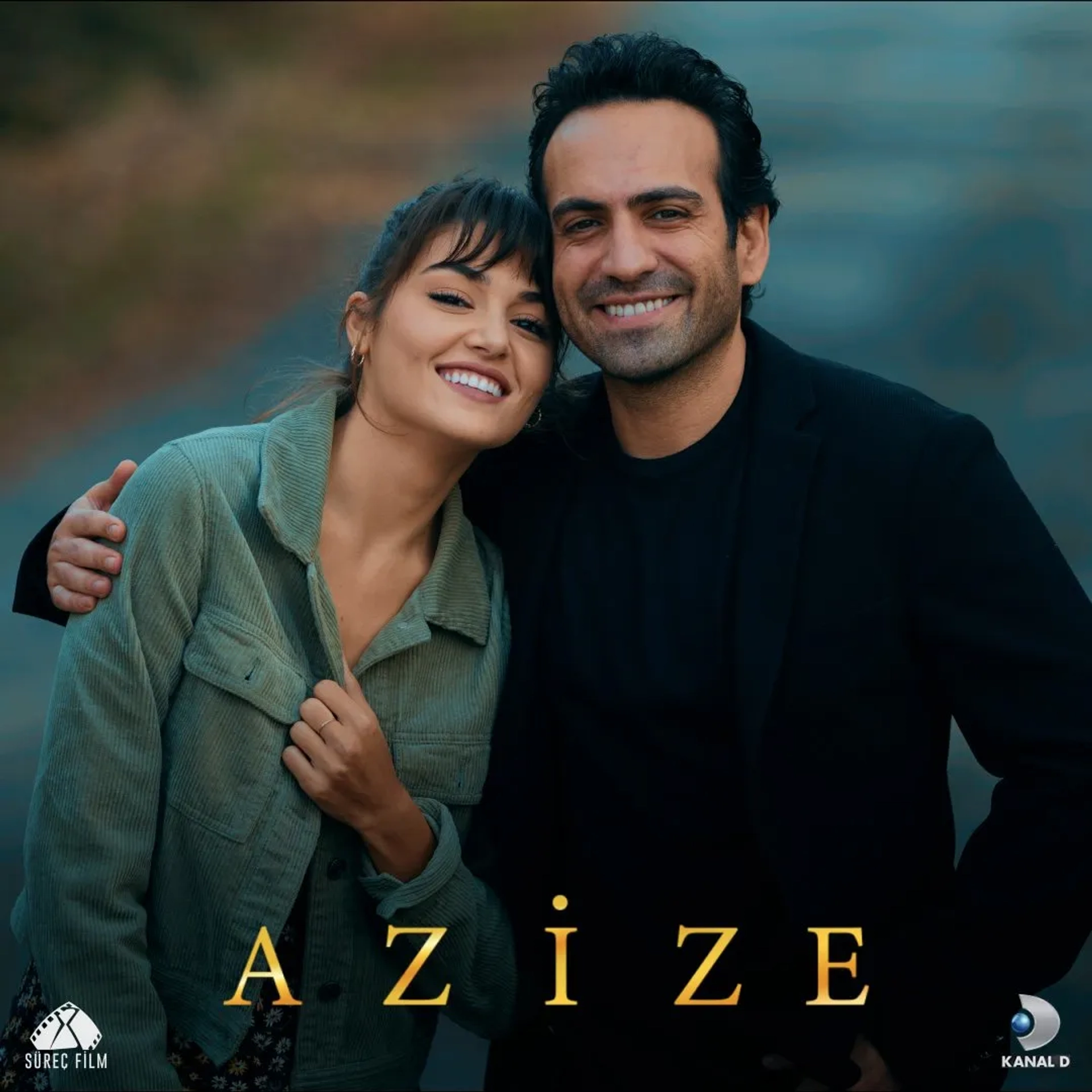 Bugra Gülsoy and Hande Erçel in Azize (2019)