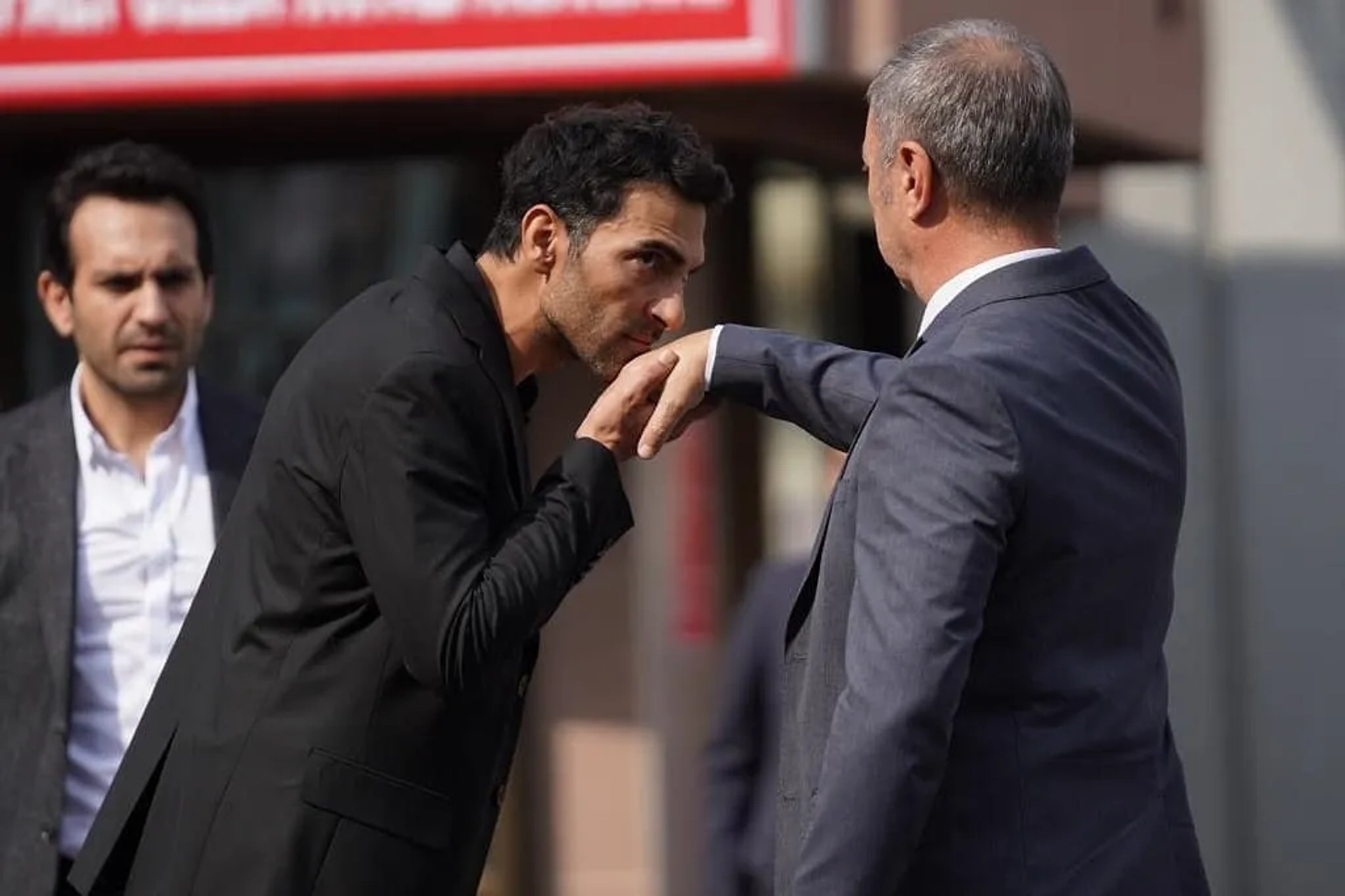 Bugra Gülsoy and Mustafa Yildiran in Azize (2019)