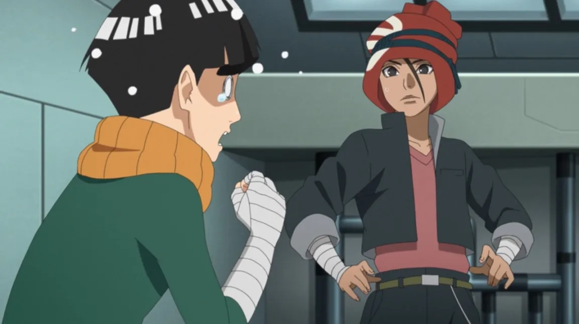 Shin'ya Hamazoe and Ryô Nishitani in Boruto: Naruto Next Generations: Kessen zenya (2021)