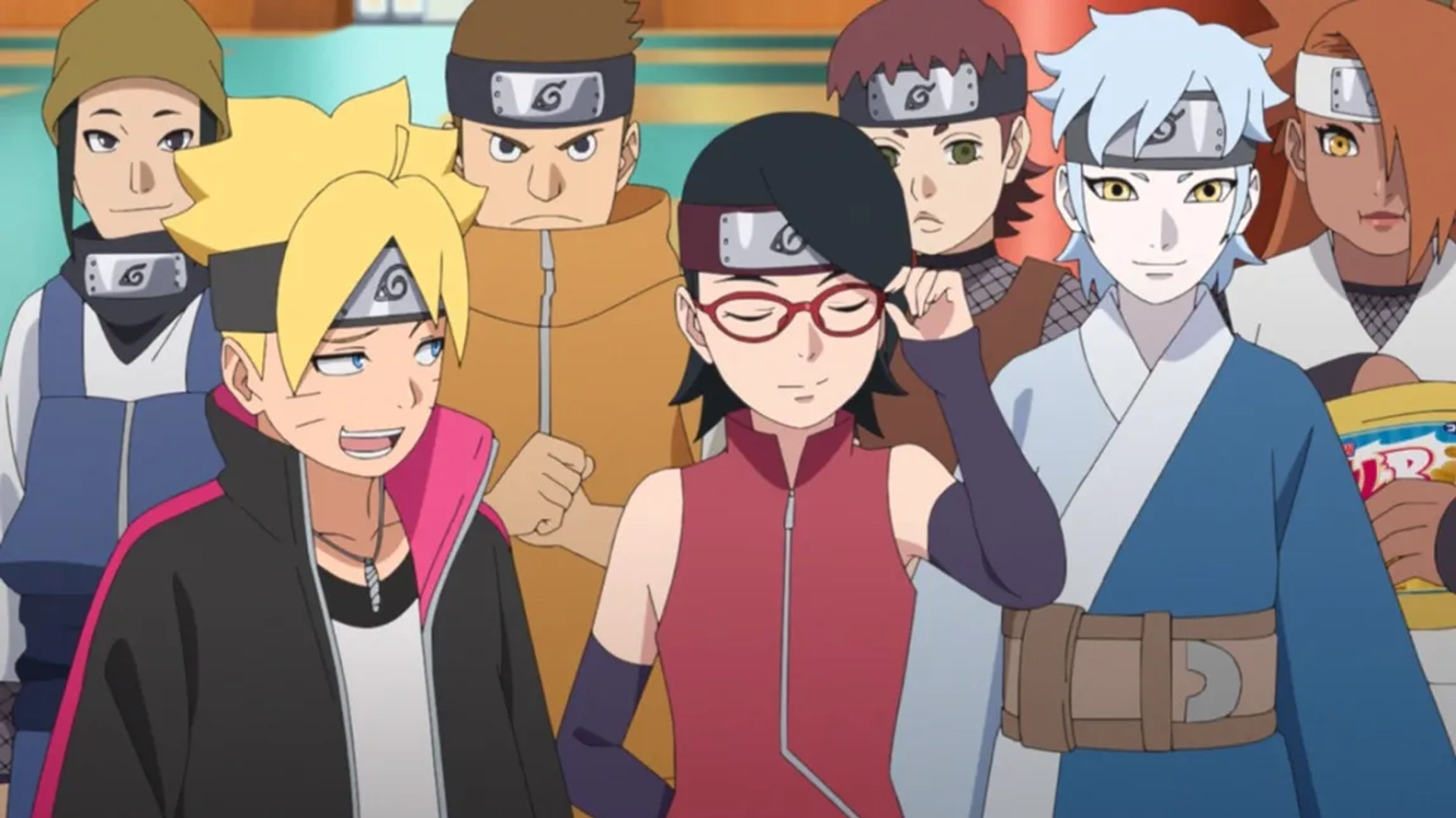 Ryôko Shiraishi, Yûko Sanpei, Kokoro Kikuchi, and Ryûichi Kijima in Boruto: Naruto Next Generations: Chûnin shiken, futatabi (2021)