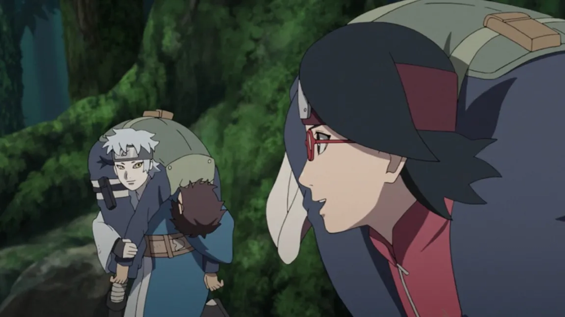 Kokoro Kikuchi and Ryûichi Kijima in Boruto: Naruto Next Generations: Chûnin shiken, futatabi (2021)