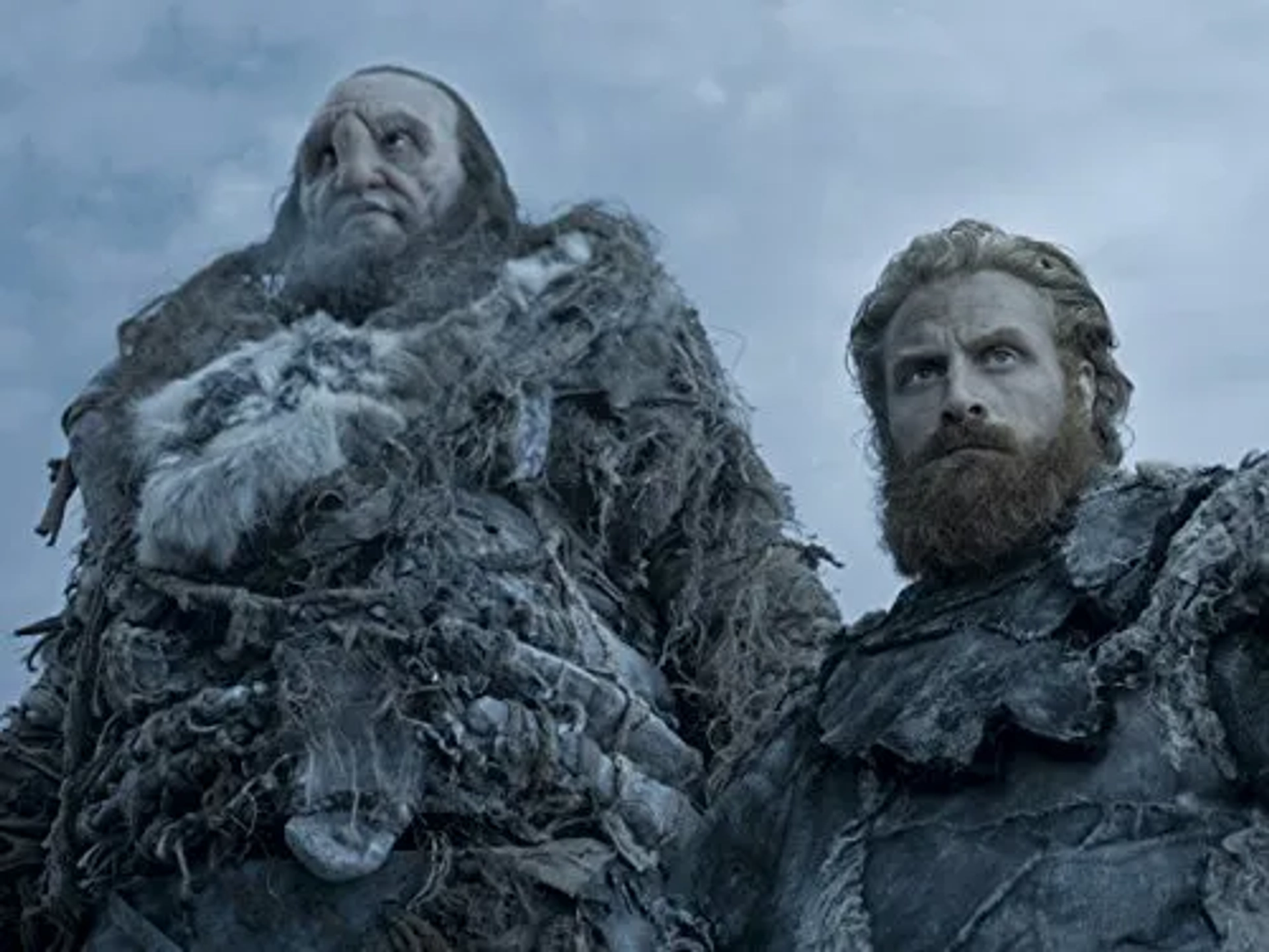 Ian Whyte and Kristofer Hivju in Game of Thrones (2011)