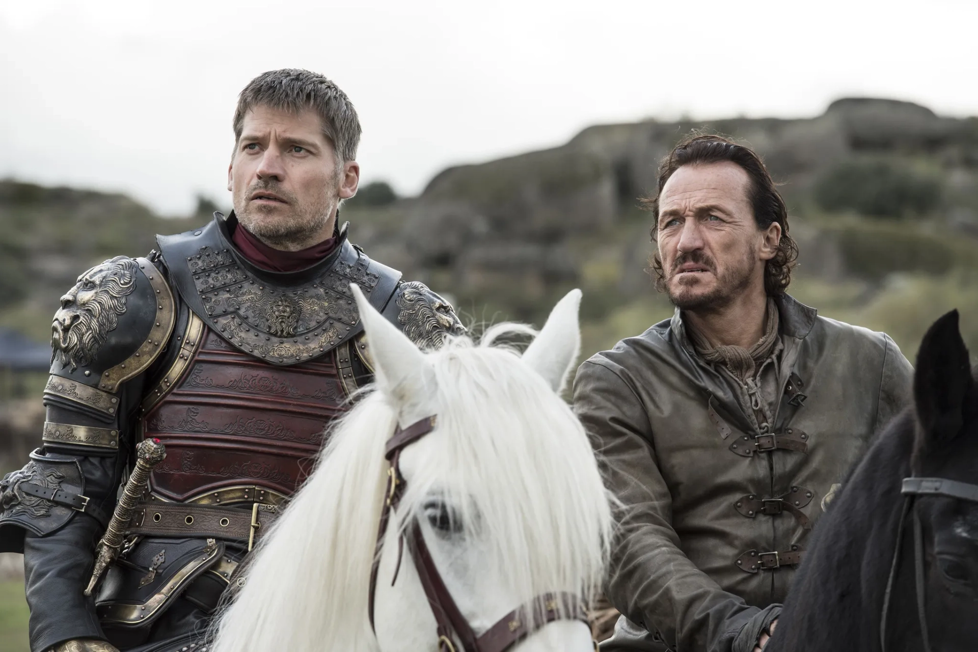 Nikolaj Coster-Waldau and Jerome Flynn in Game of Thrones (2011)